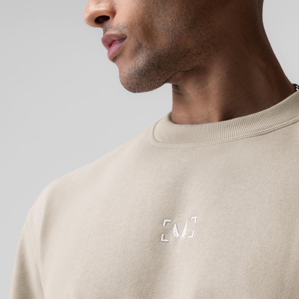 1026. Herringbone Terry Oversized Cinch Tee - Chai Product Image