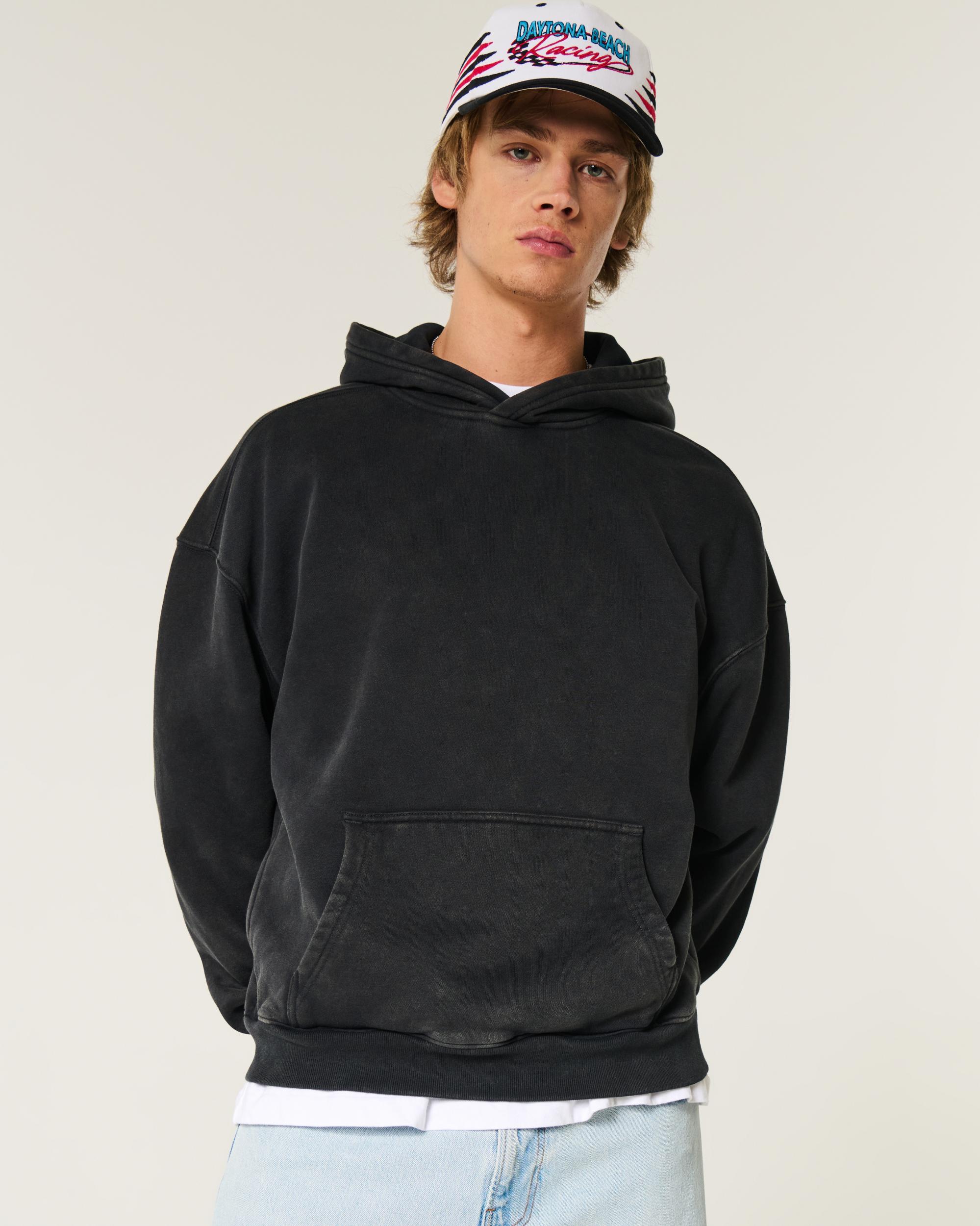 Boxy Washed Hoodie Product Image