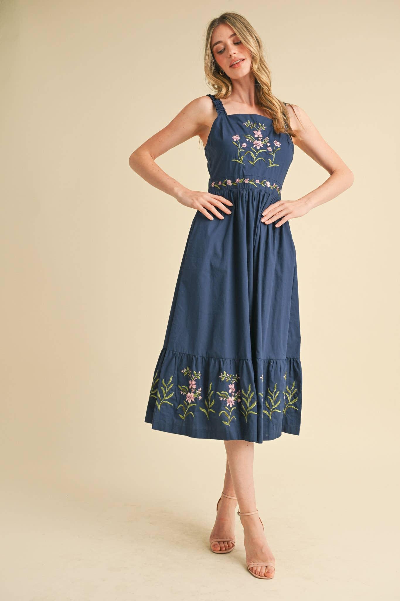 Cassia Embroidered Midi Product Image