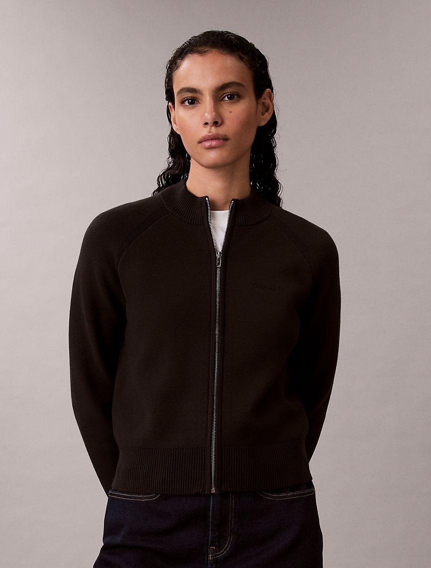 Tech Knit Zip Sweater Product Image