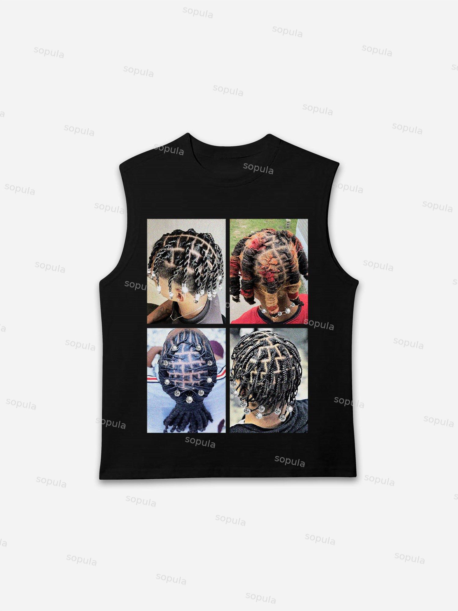 Vintage Stress Freedom Print Graphic T-Shirt Product Image