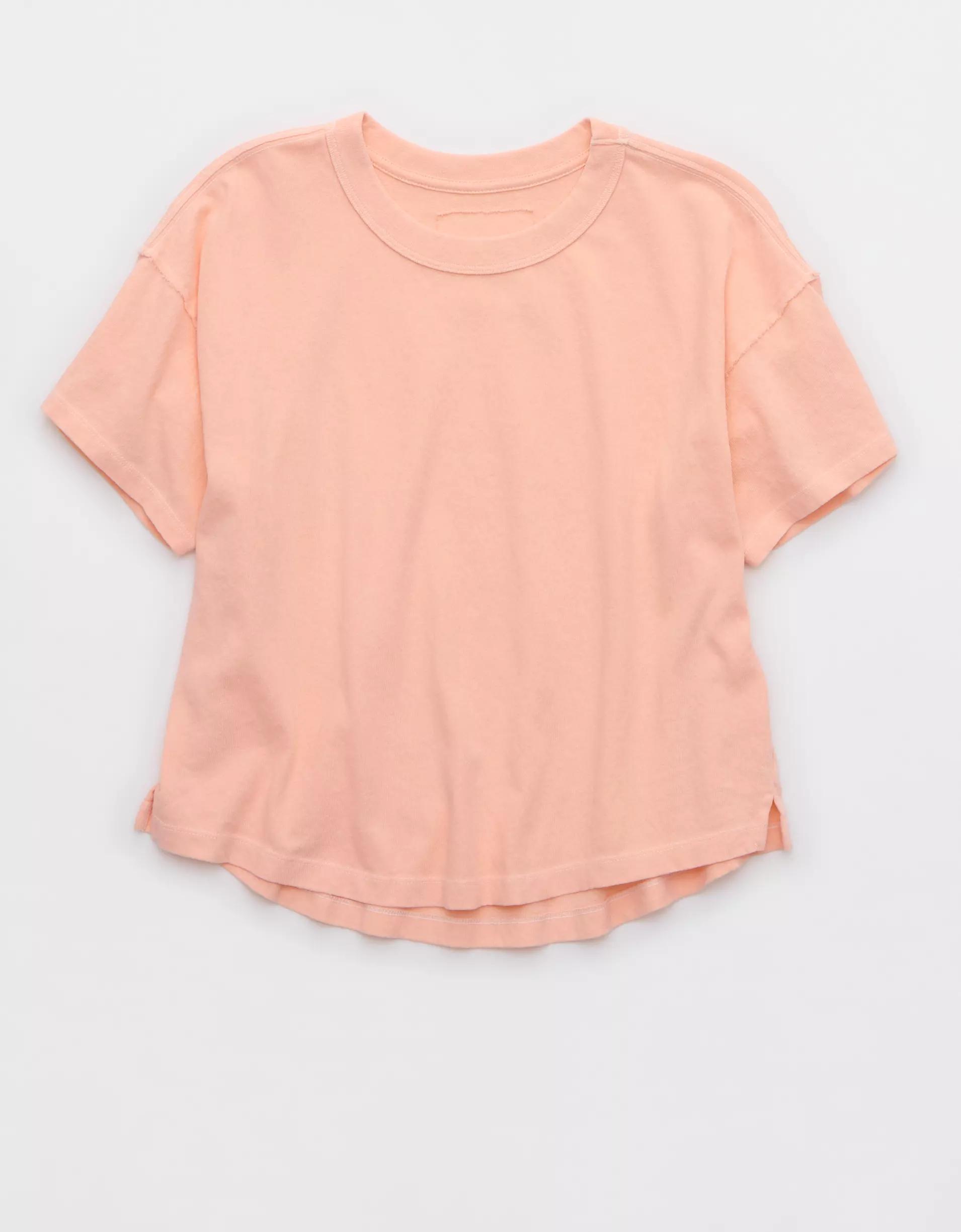 Aerie Summer Breeze Cropped T-Shirt Product Image