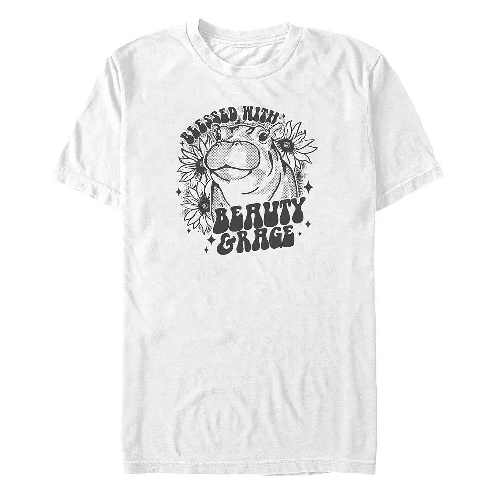 Big & Tall Blessed With Beauty And Rage Graphic Tee, Men's,  Product Image