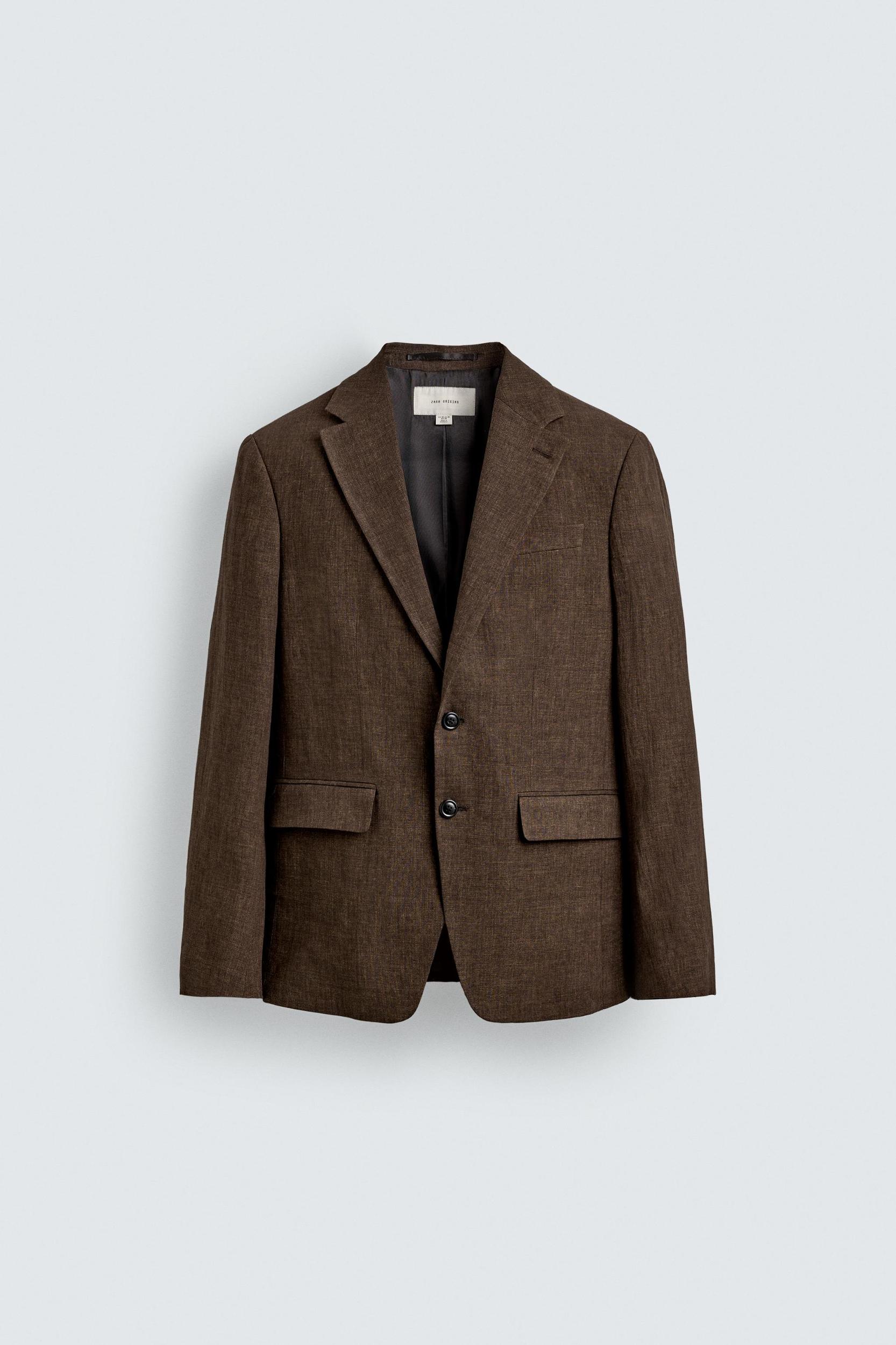 100% LINEN SUIT JACKET Product Image