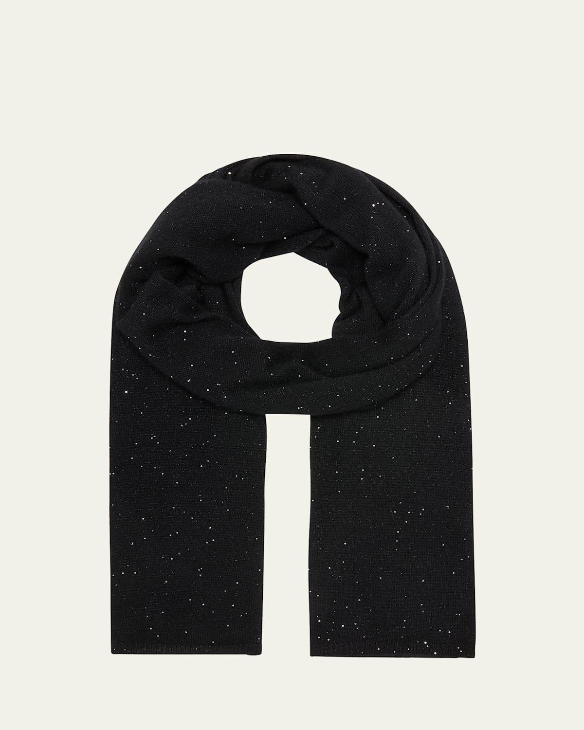 All-Over Sequin Cashmere Scarf Product Image