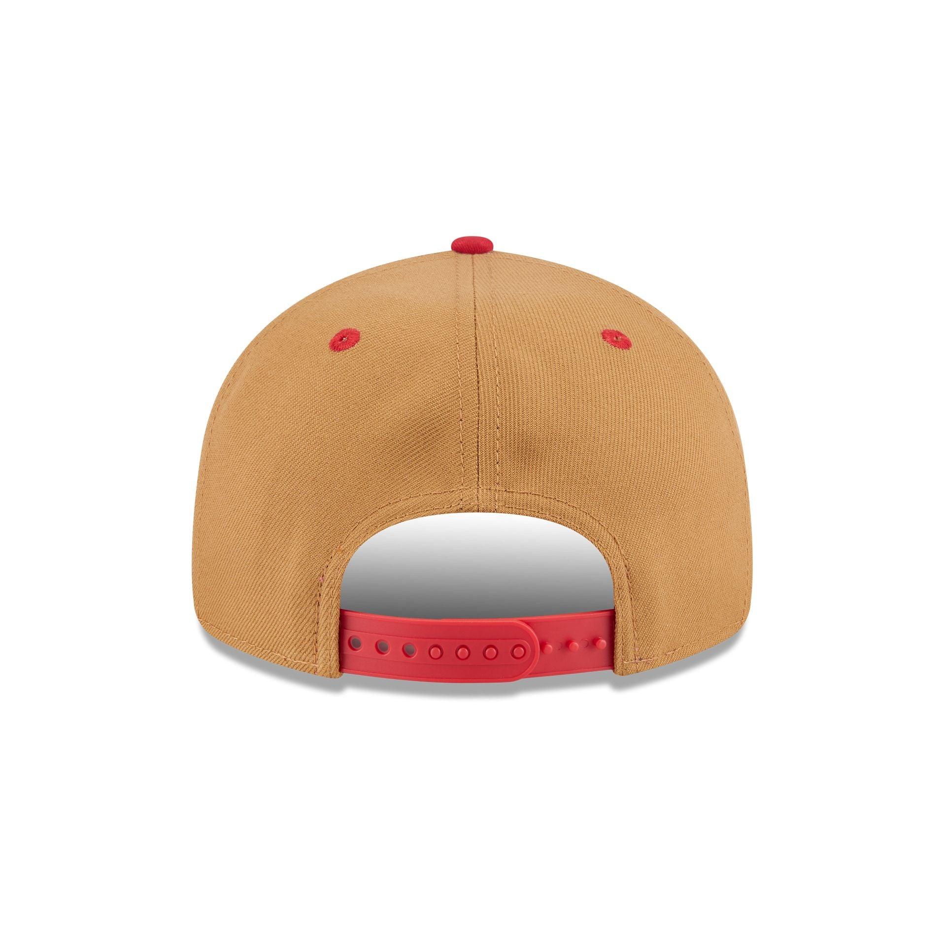 Cincinnati Reds Wheat Retro Crown 9FIFTY Snapback Hat Male Product Image