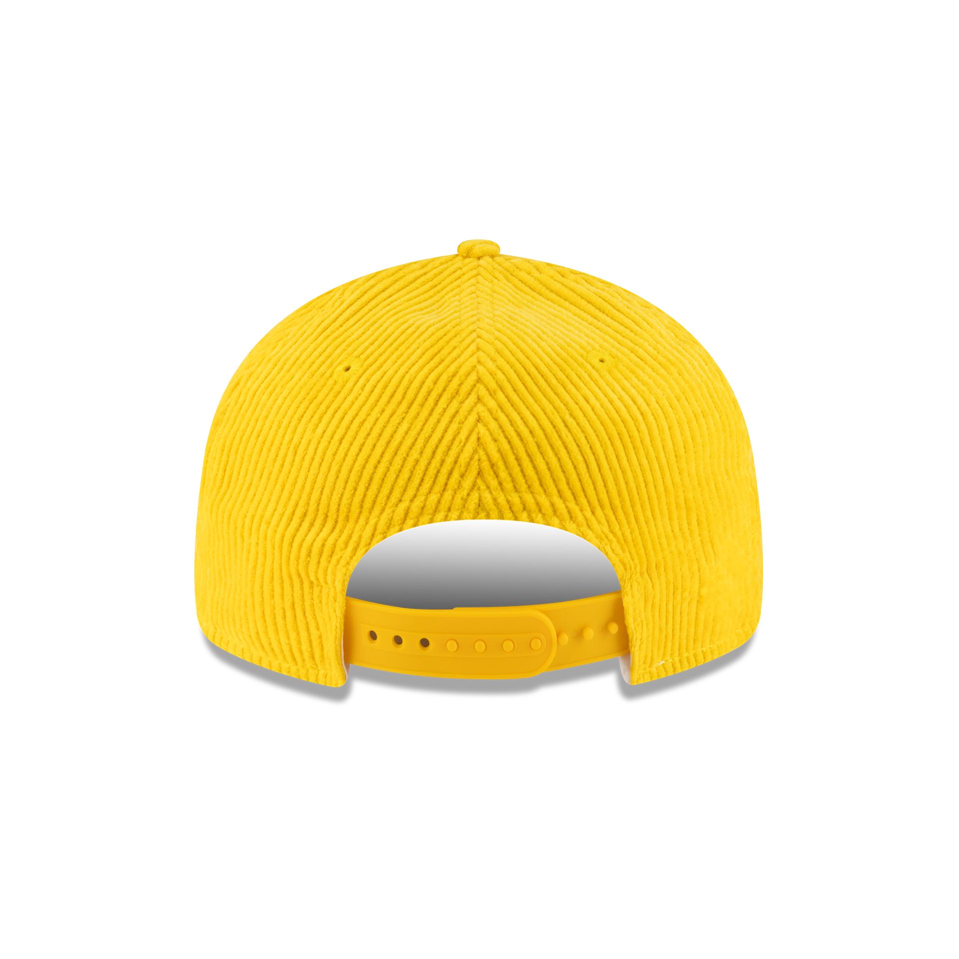 New Era Branded Official Corduroy Gold Retro Crown 9FIFTY Snapback Hat Male Product Image