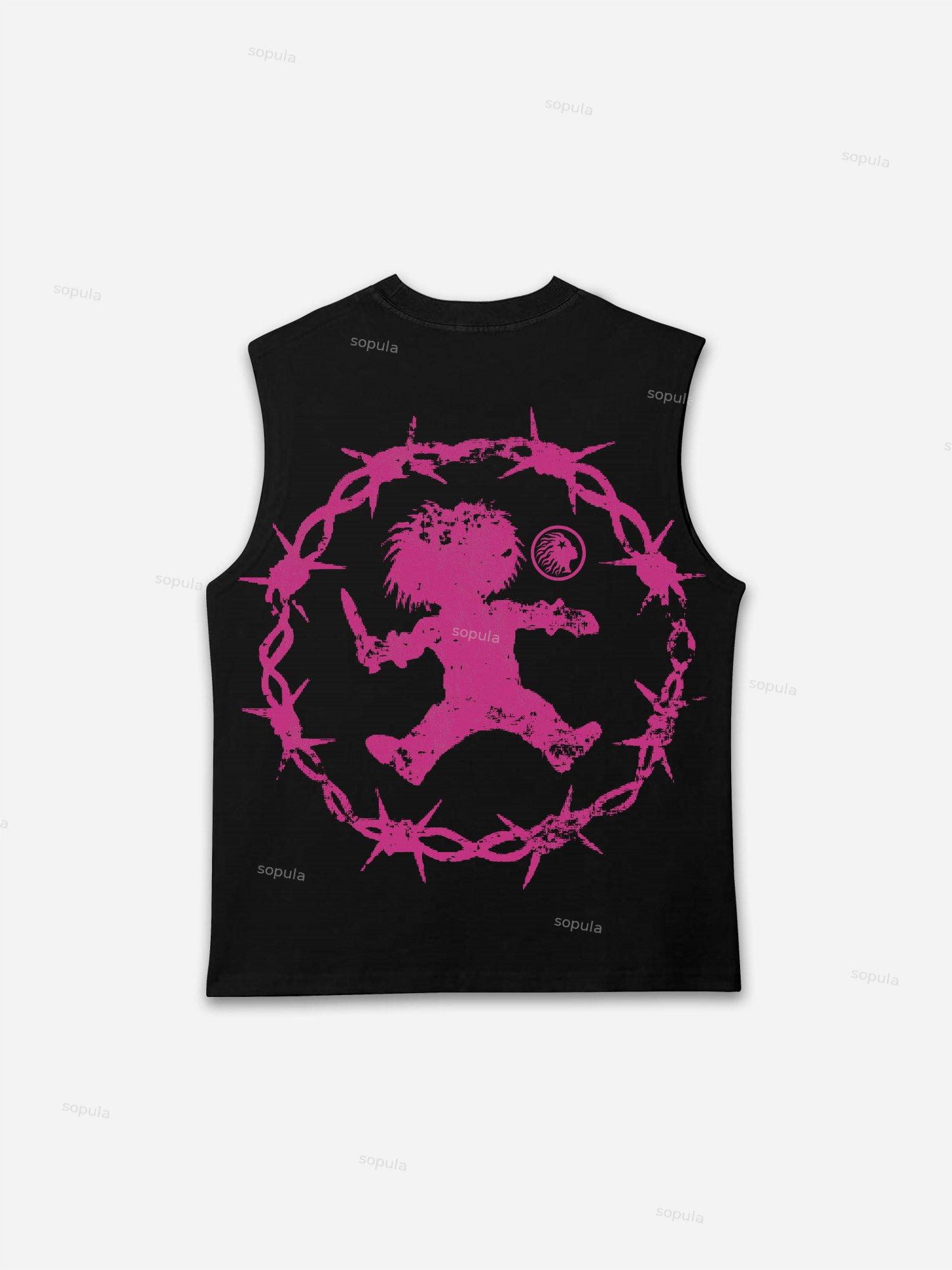 Dont You Wanna Play Print Tank Top Product Image