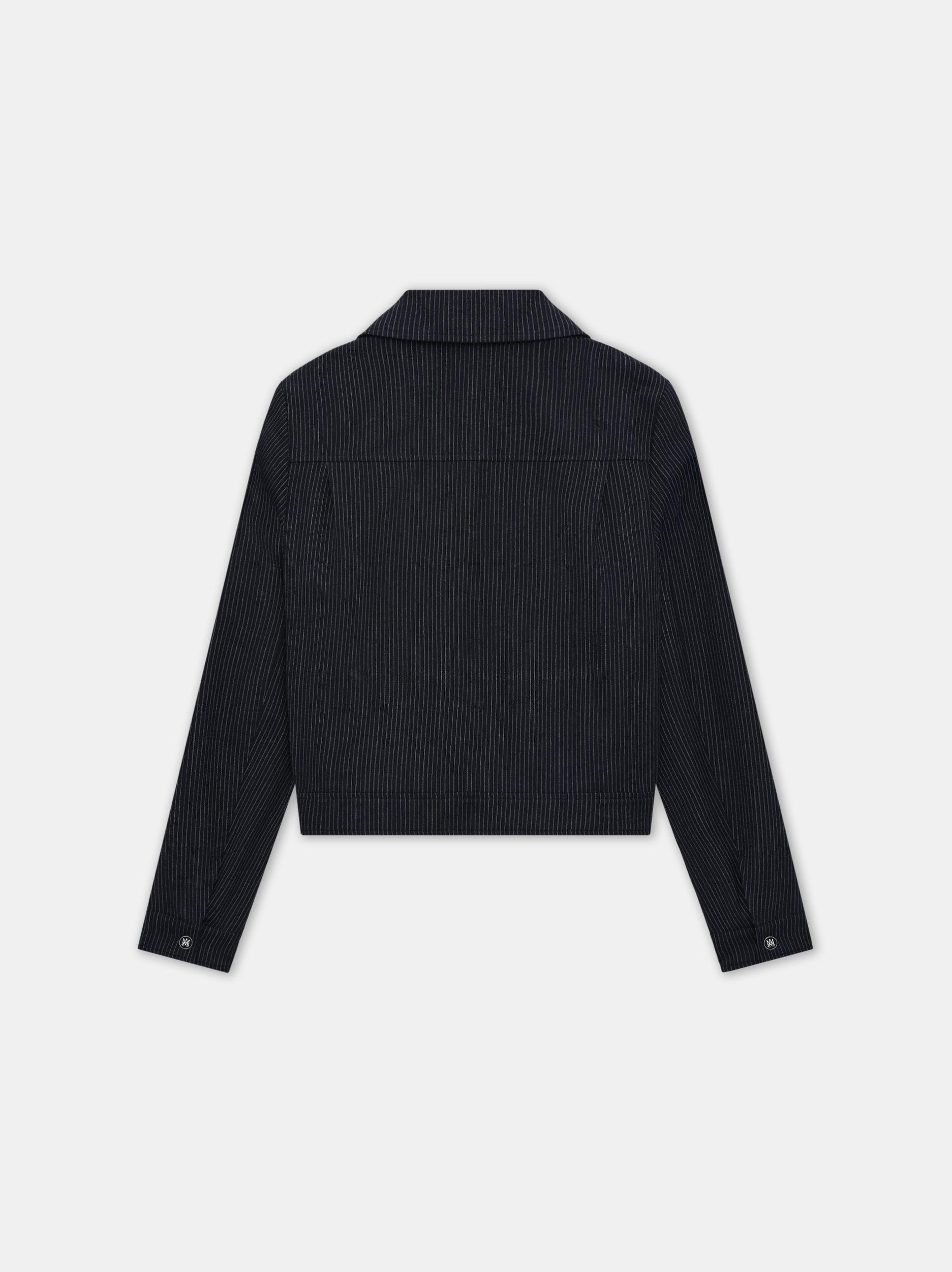 PINSTRIPE CADET JACKET - Midnight Blue Product Image