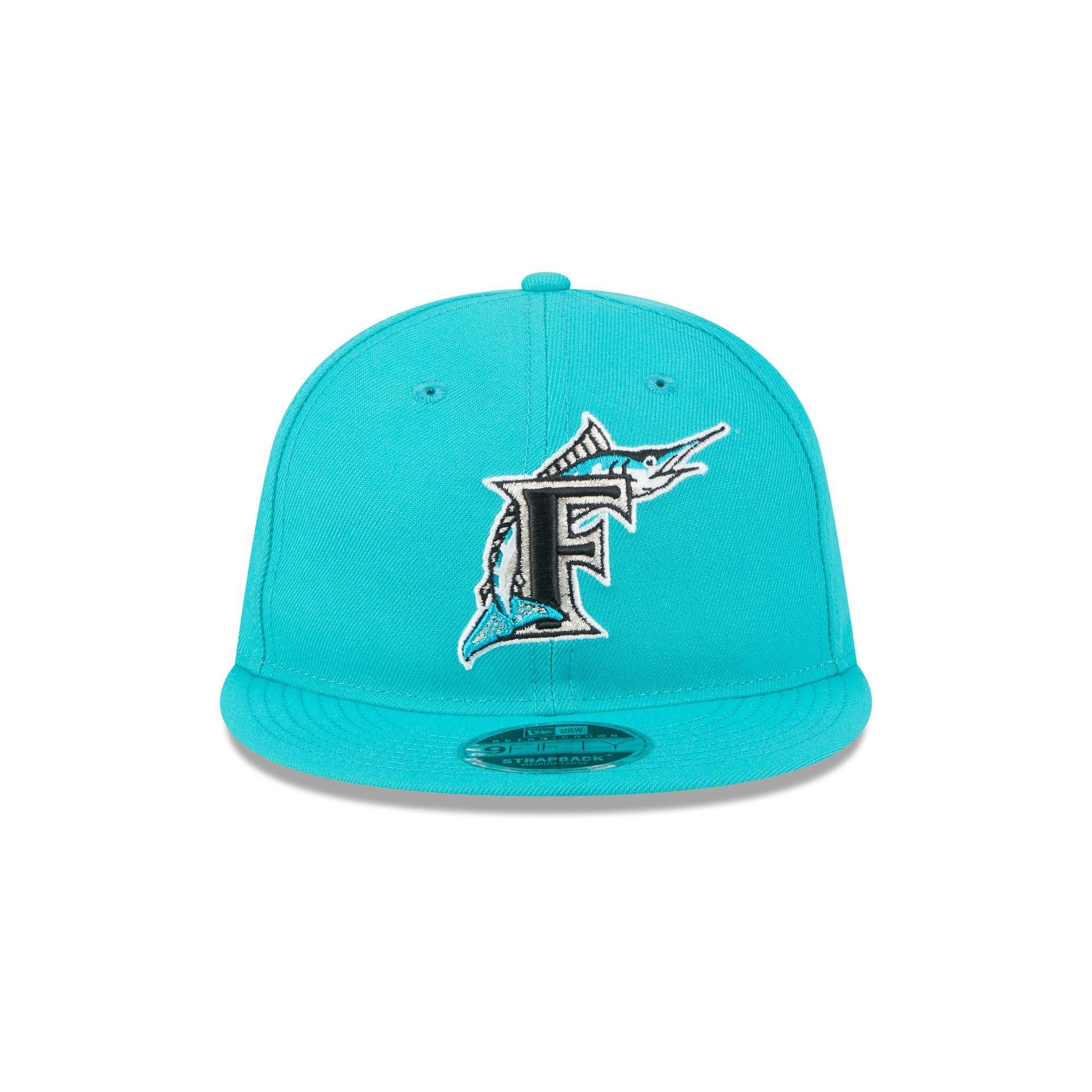 Miami Marlins Hall of Fame 2025 Retro Crown 9FIFTY Snapback Hat Male Product Image