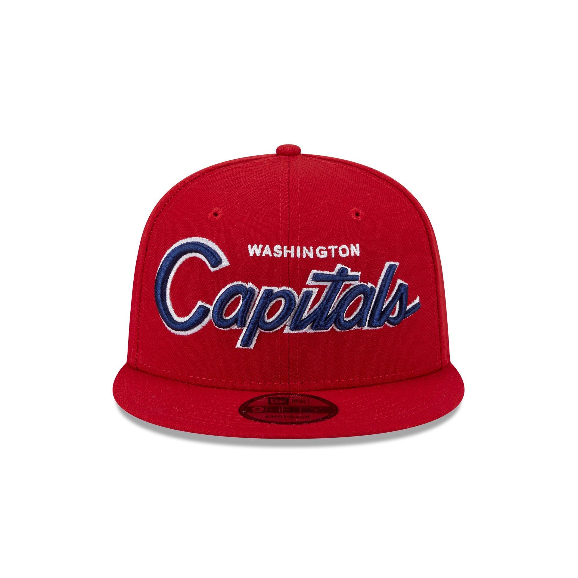 Washington Capitals Script 9FIFTY Snapback Hat Male Product Image