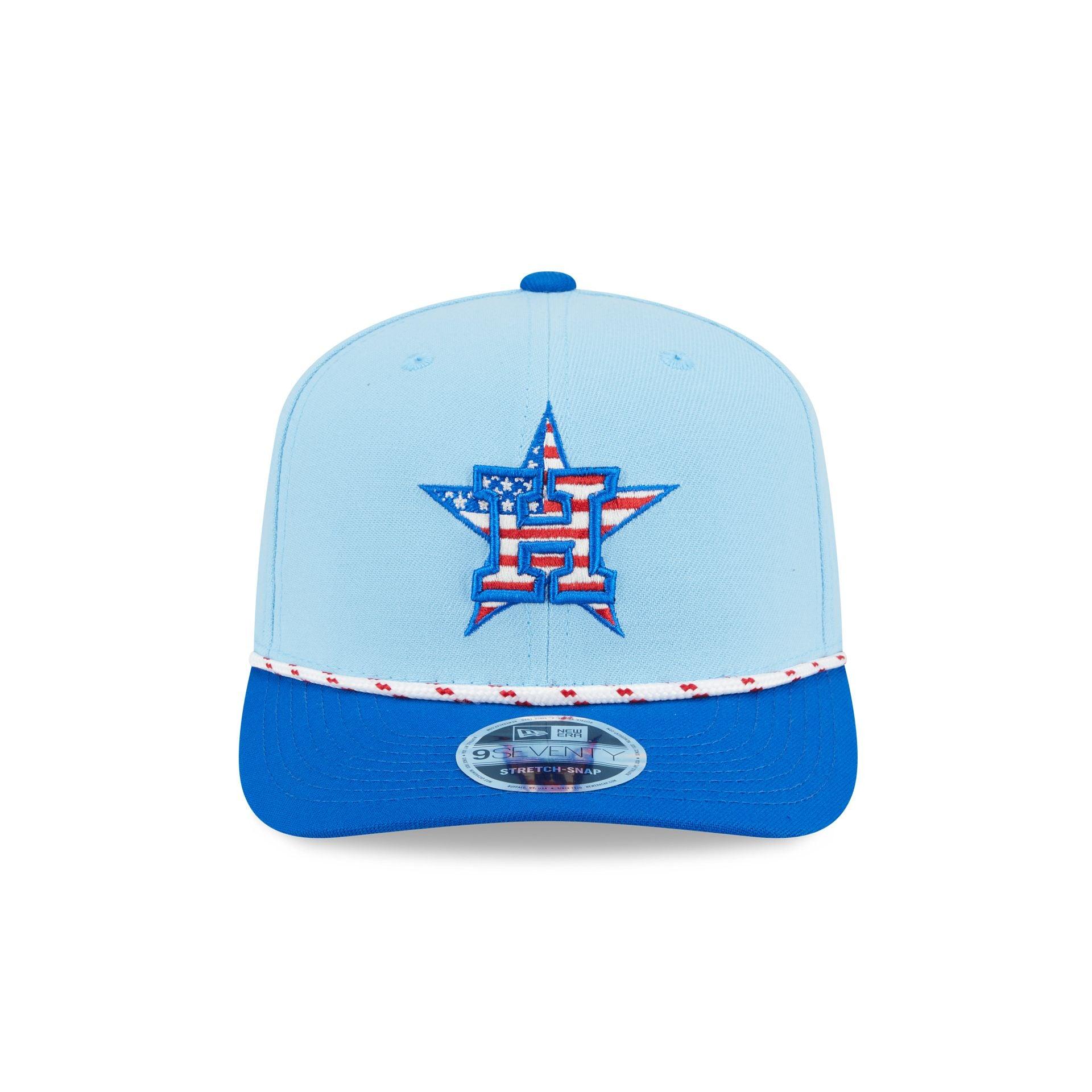 Houston Astros Independence Day 2025 9SEVENTY Stretch-Snap Hat Male Product Image