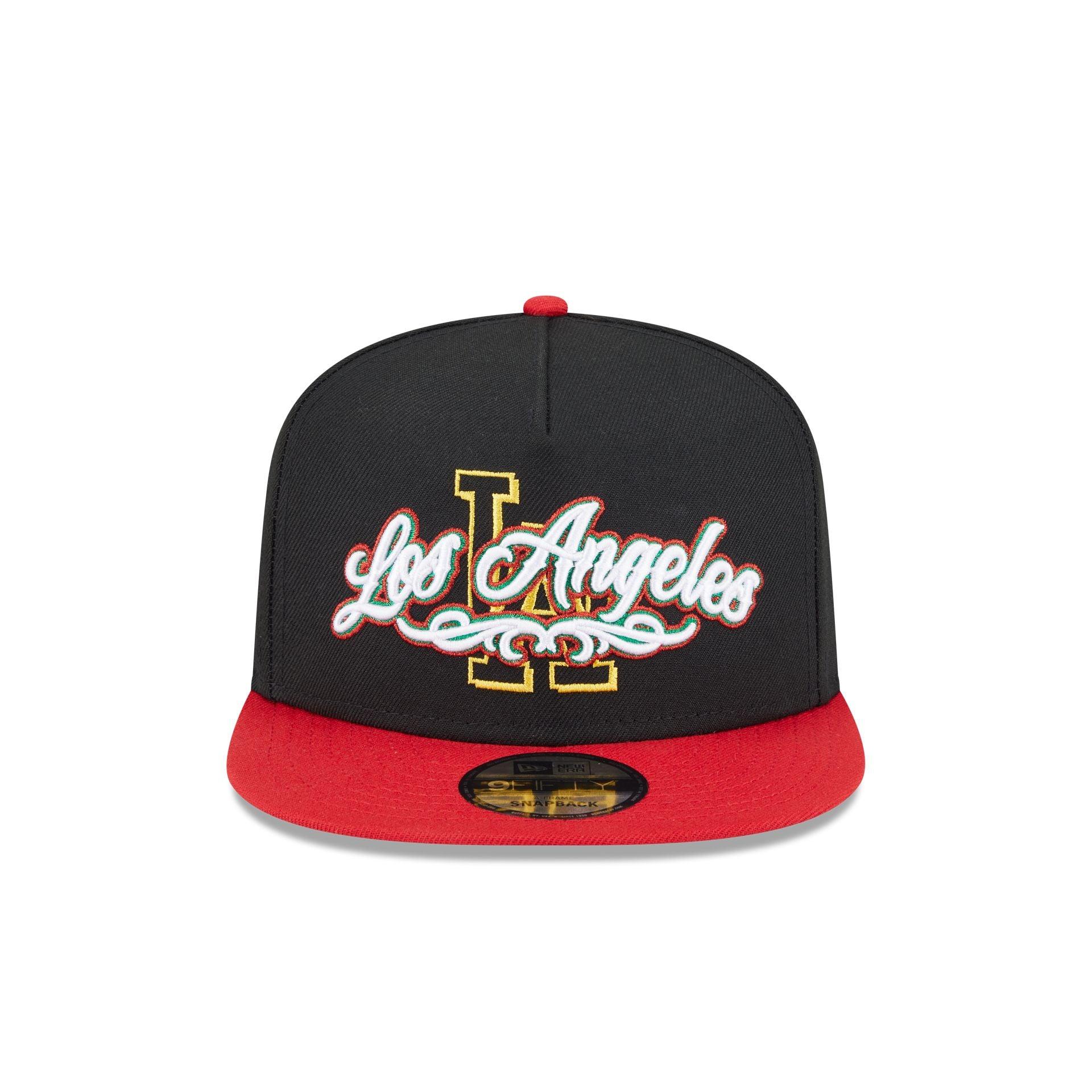 Los Angeles Dodgers City Script 9FIFTY A-Frame Snapback Hat Male Product Image