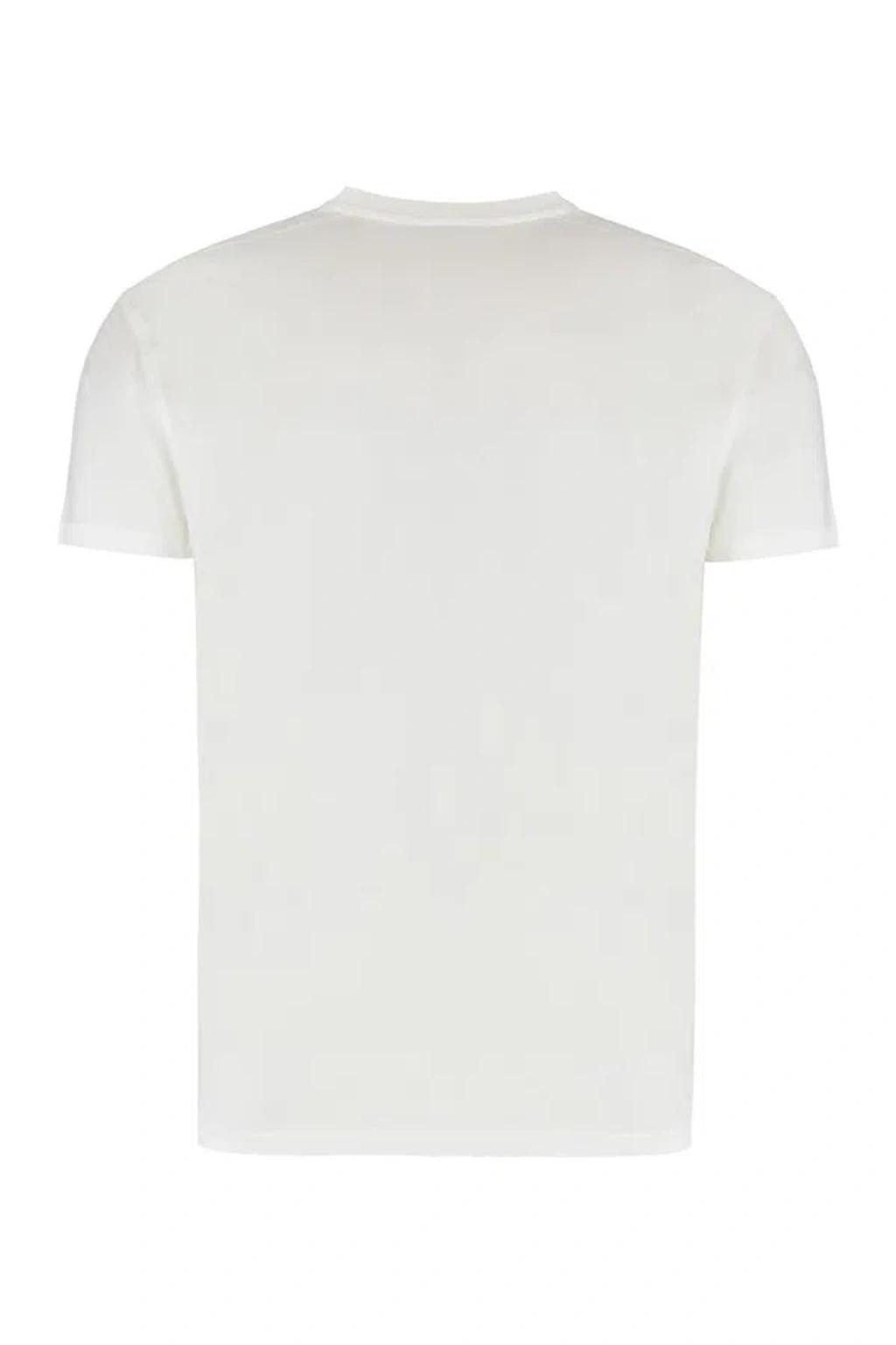 TOM FORD Stretch Cotton & Modal Jersey T-shirt In White Product Image