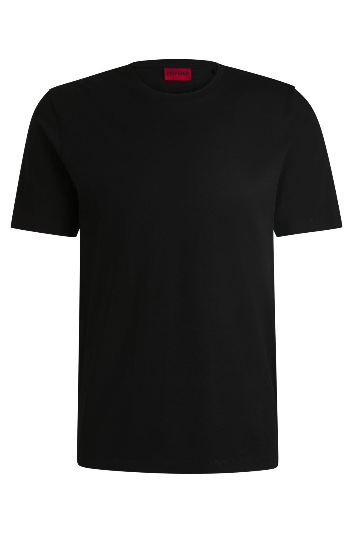 Slim-fit T-shirt in mercerized stretch-cotton piqué Product Image