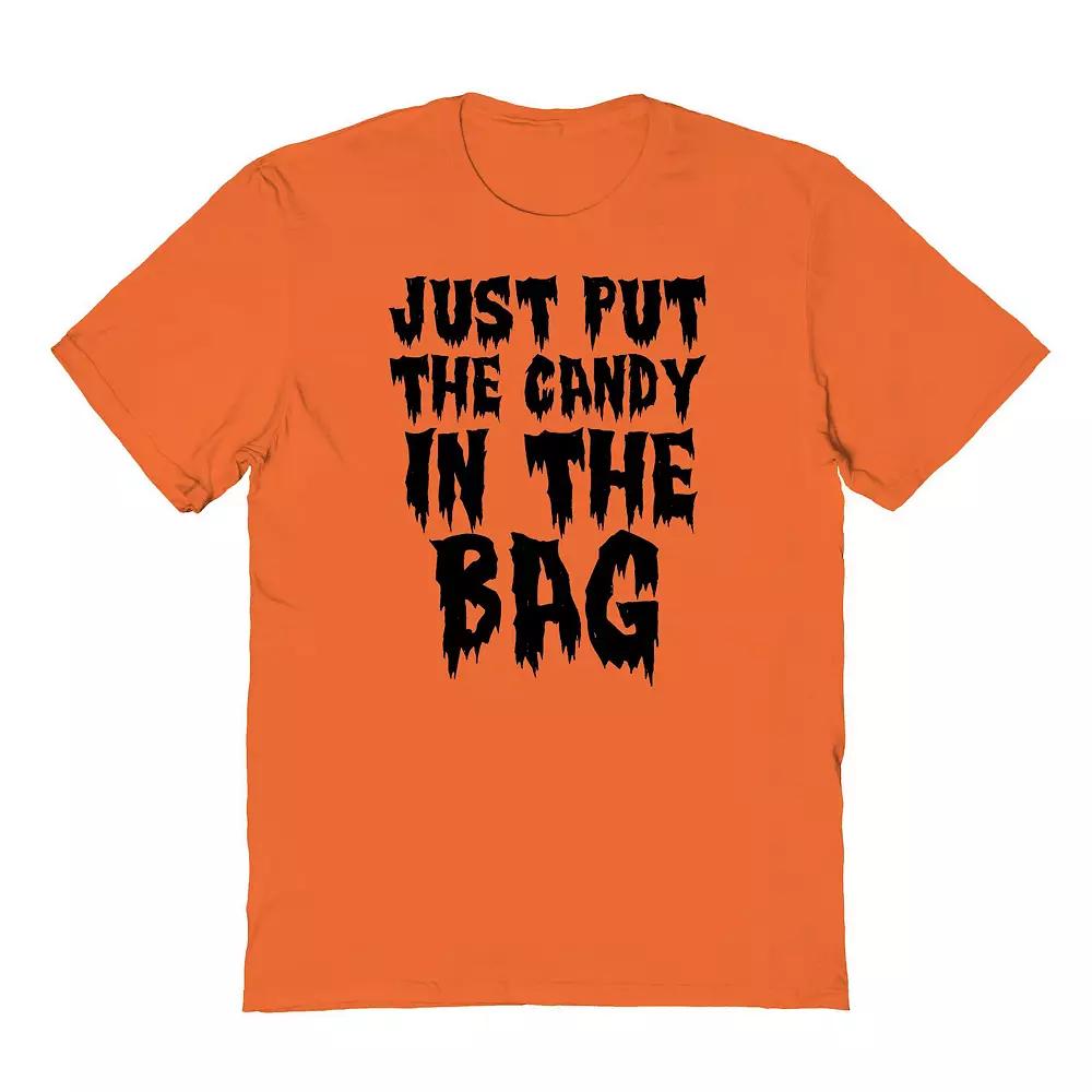 Men's Just Put Halloween Graphic Tee, Size: XXL, Orange Product Image
