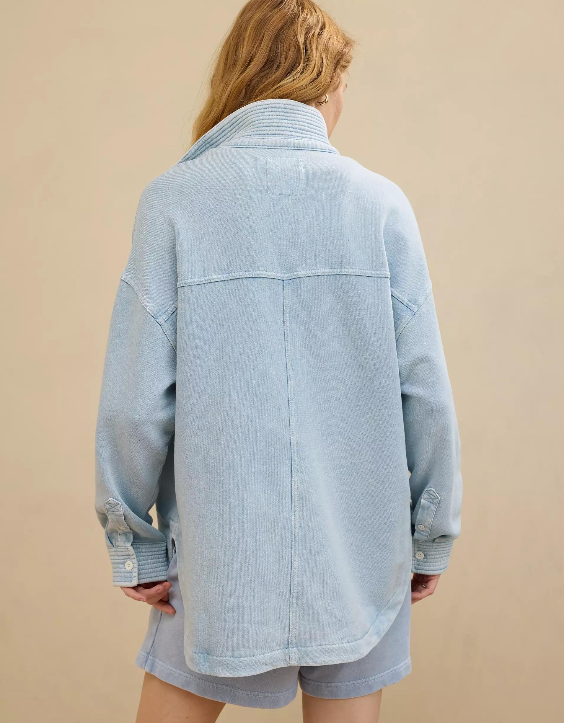 Aerie Popover Polo Sweatshirt Product Image