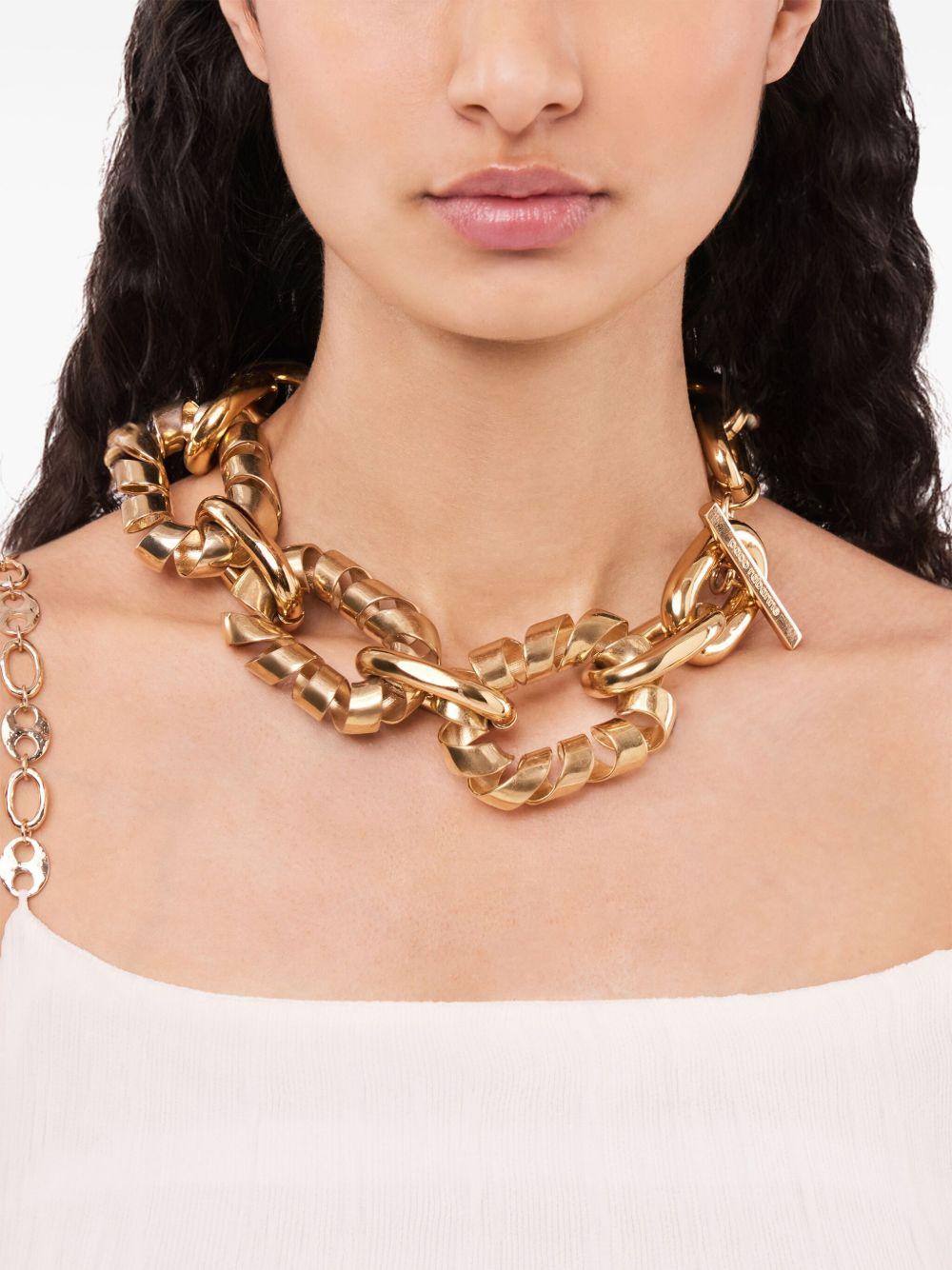 twisted chain necklace Product Image