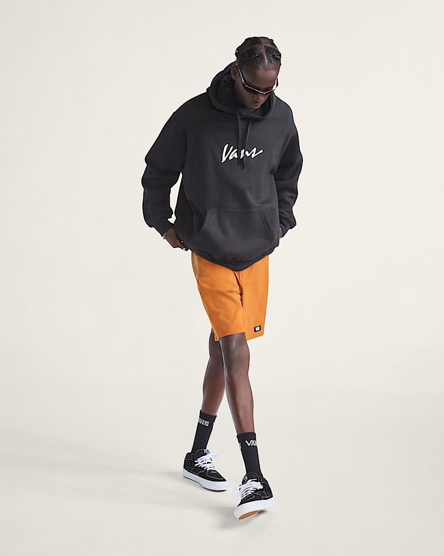 Scripted Vans Pullover Hoodie in Black| Vans US Product Image