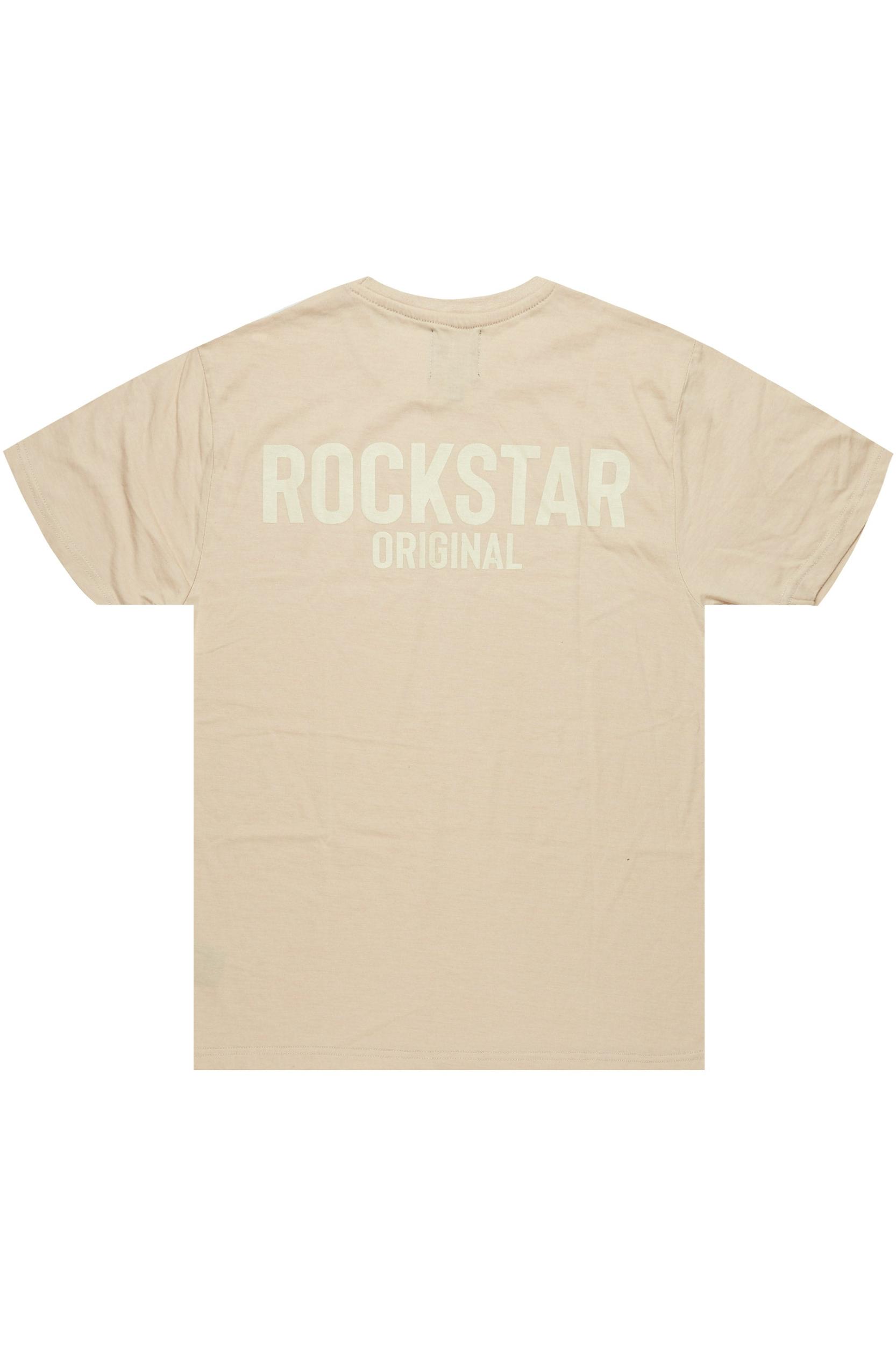 Sana Beige Relaxed T-Shirt/Short Set Male Product Image