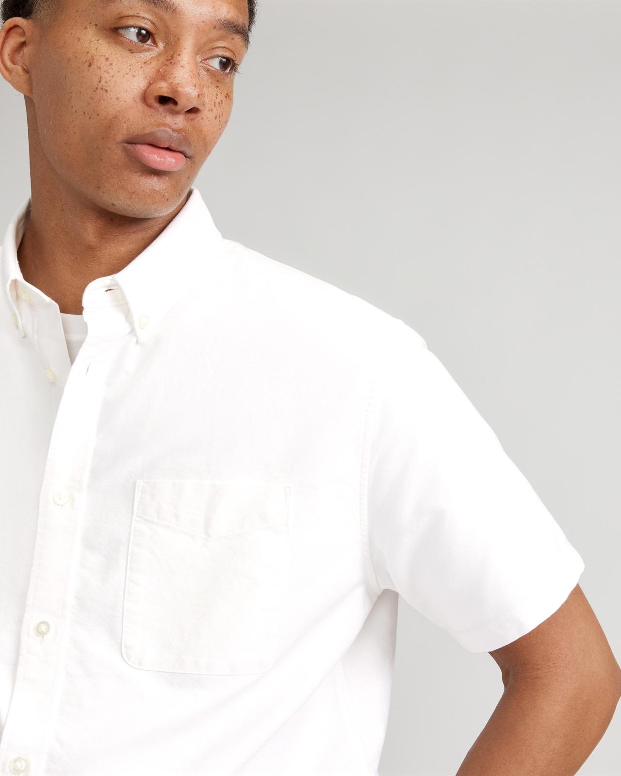 Mens Organic Short Sleeve Oxford Shirt by Everlane Product Image