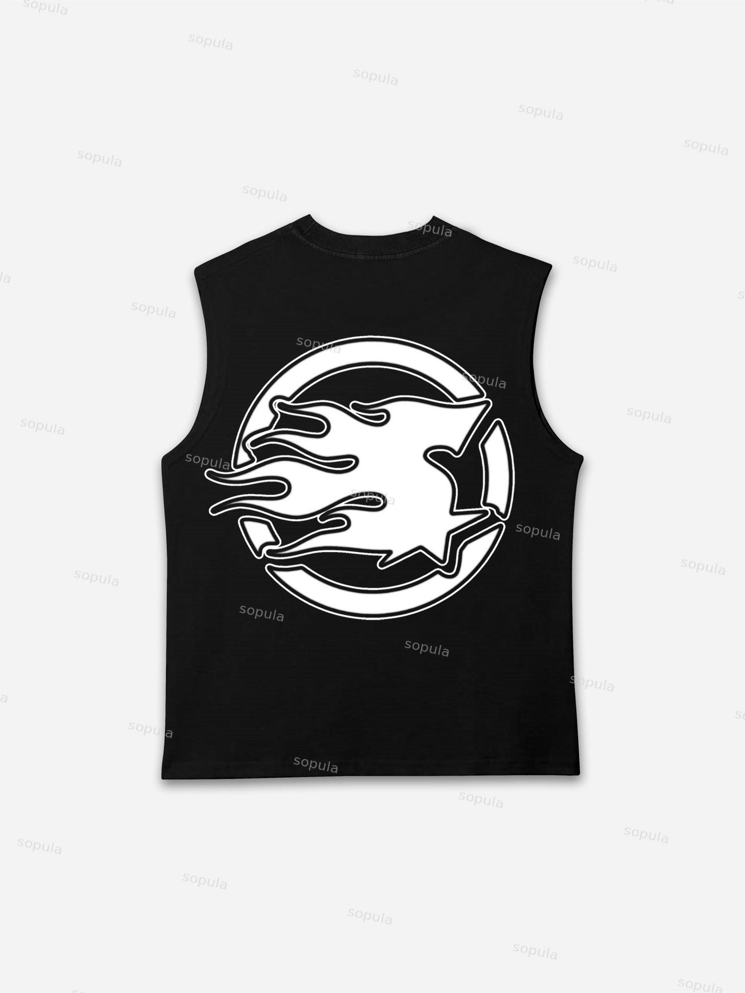 God With Us Vintage Cross Graphic Tank Top Product Image