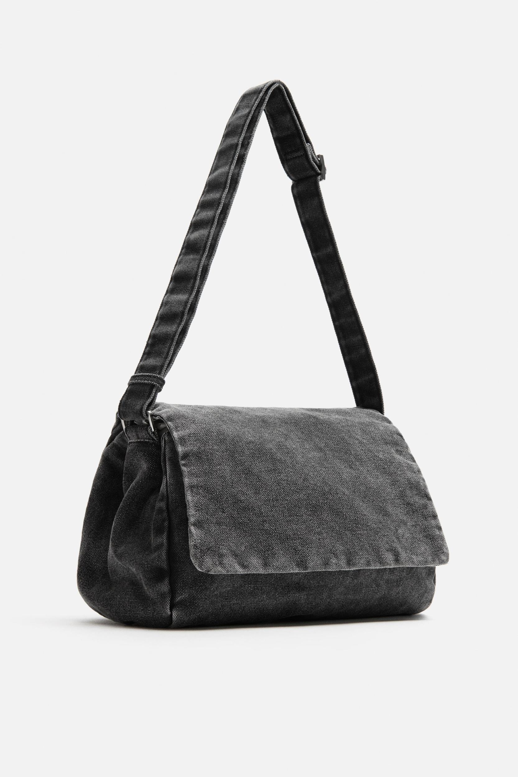 WASHED DENIM CROSSBODY BAG Product Image