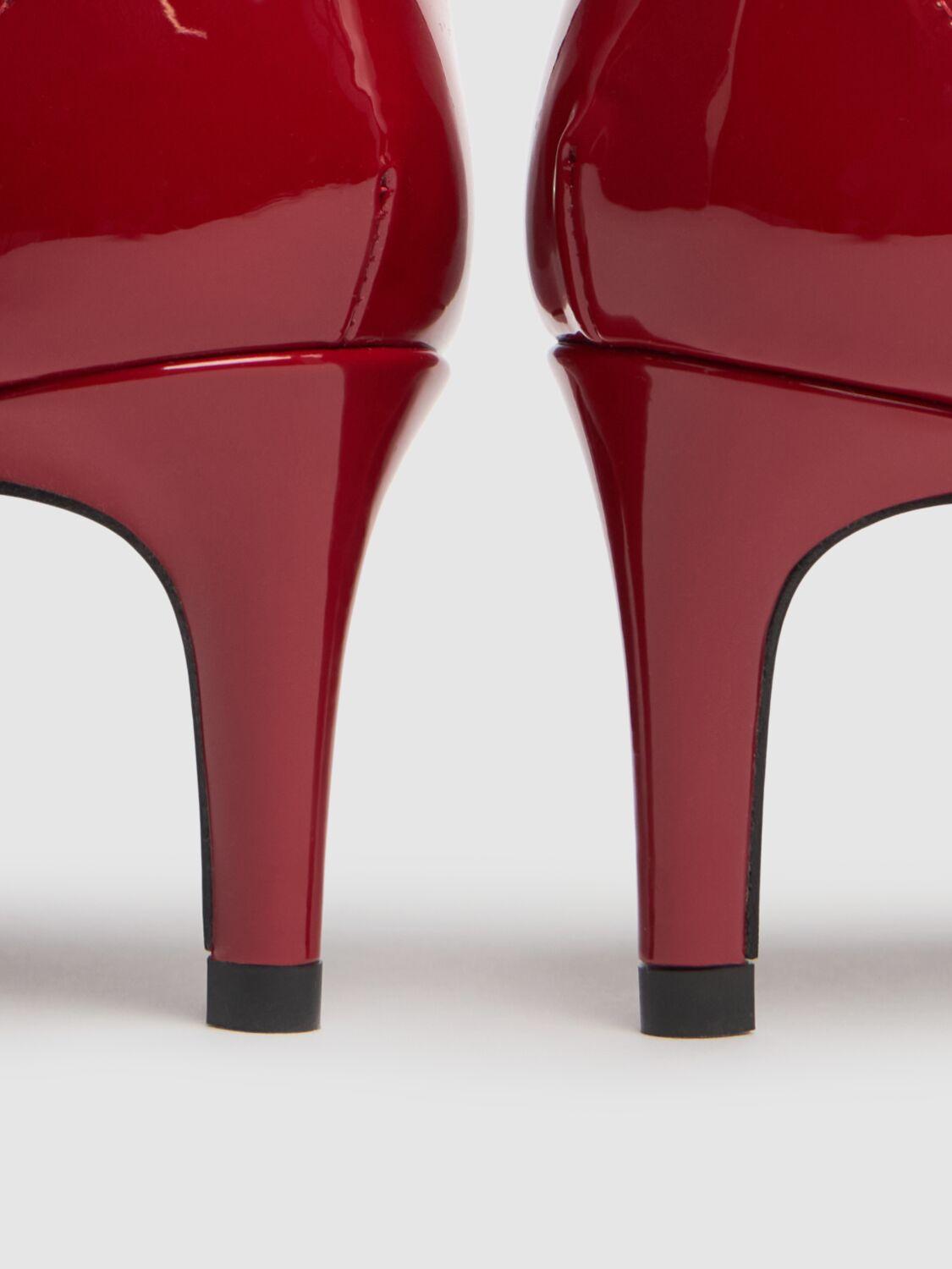 KHAITE Mia 45 Patent Leather Pumps In Red Product Image