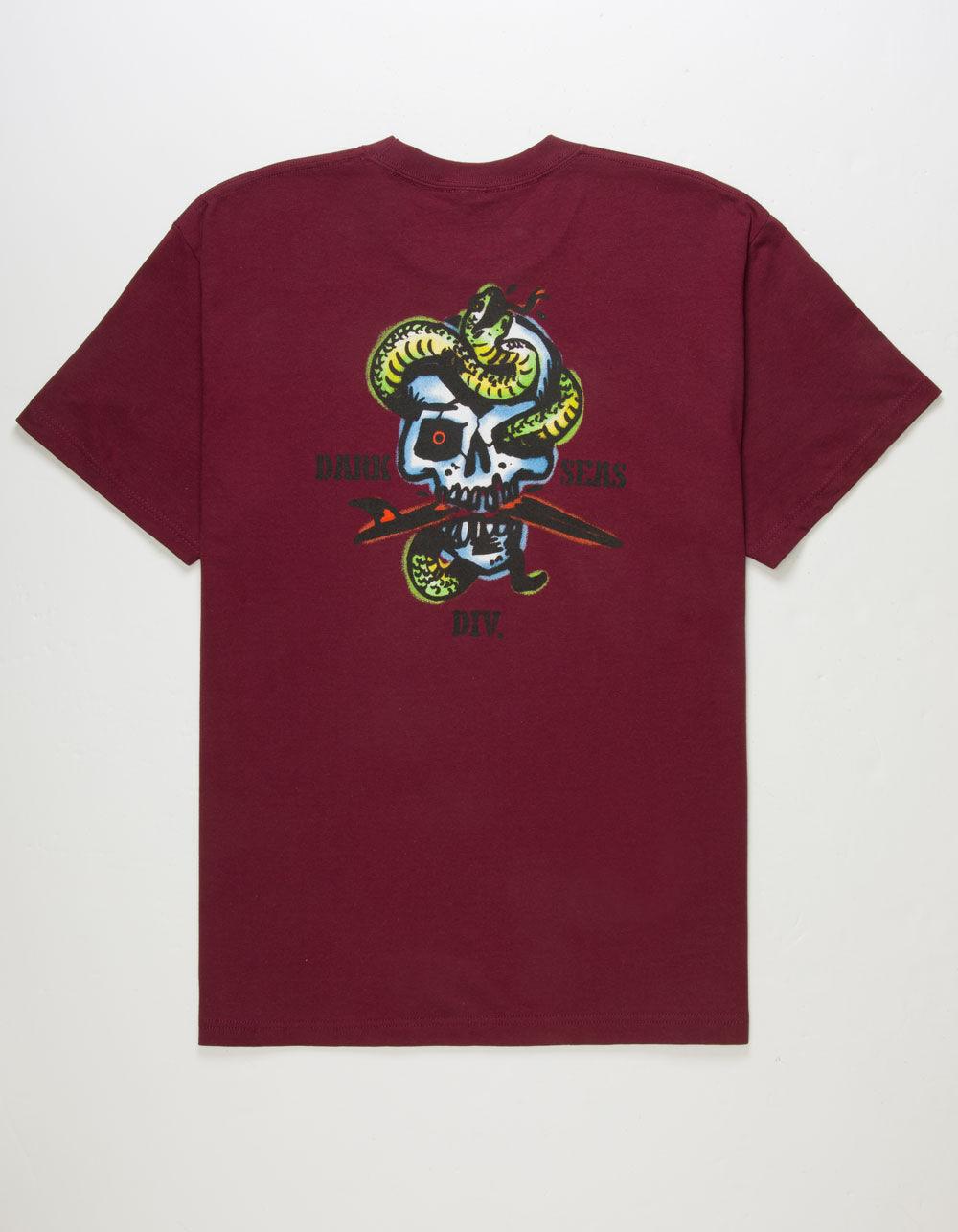DARK SEAS Board Breaker Mens Tee - BURGUNDY Product Image