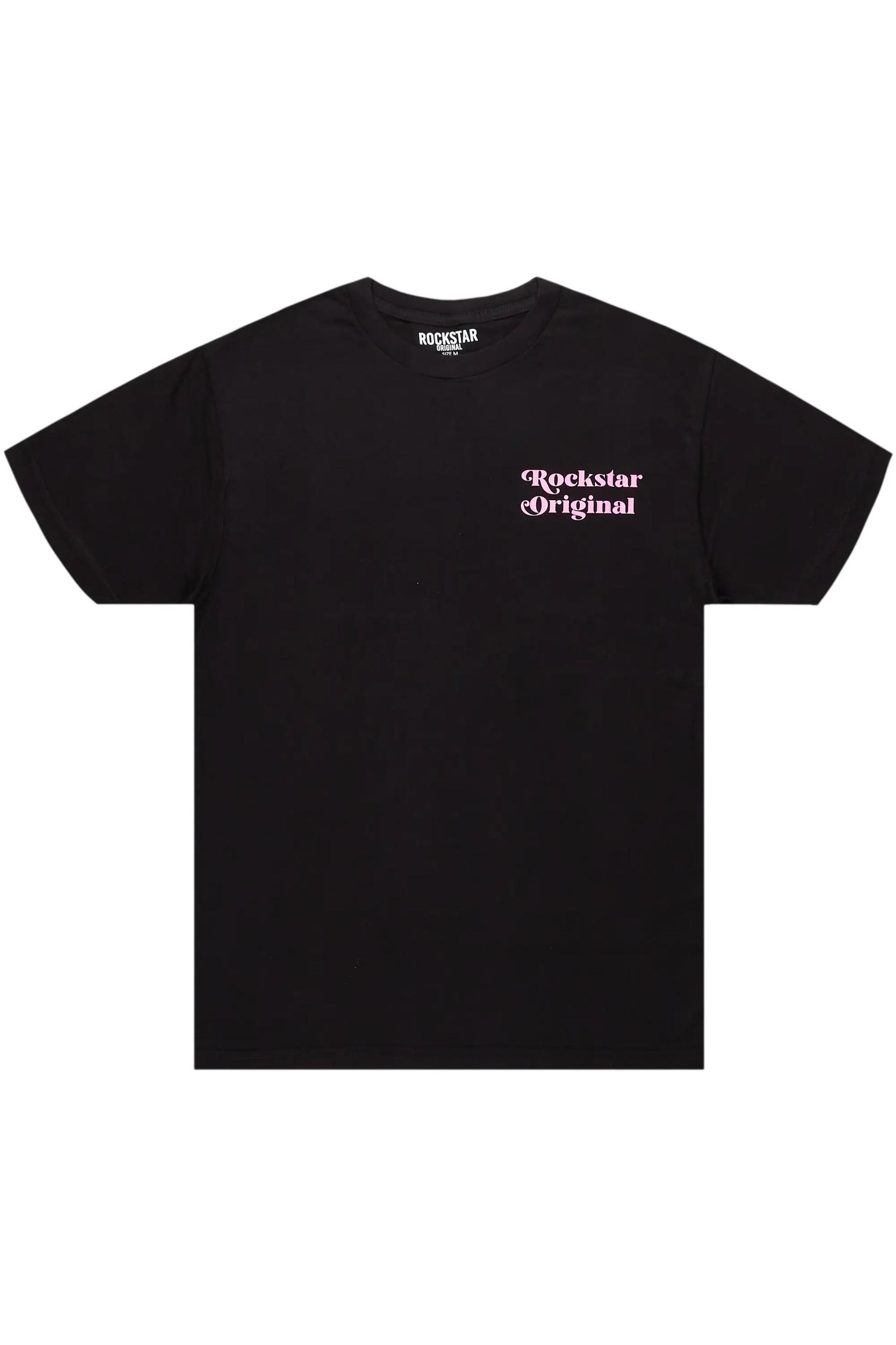 Diamo Black/White Graphic T-Shirt Male Product Image