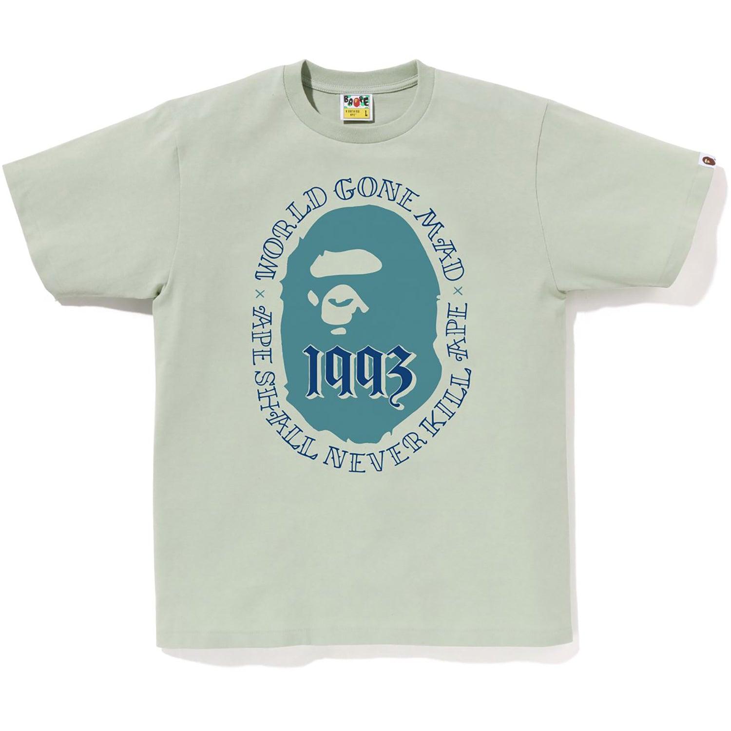 BAPE MENS COTTON APE HEAD 1993 T-SHIRT Male Product Image