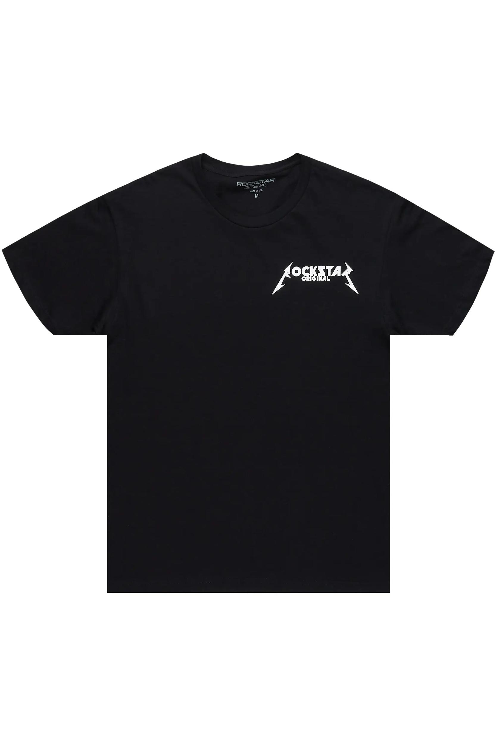 Diamo Black Graphic T-Shirt Male Product Image