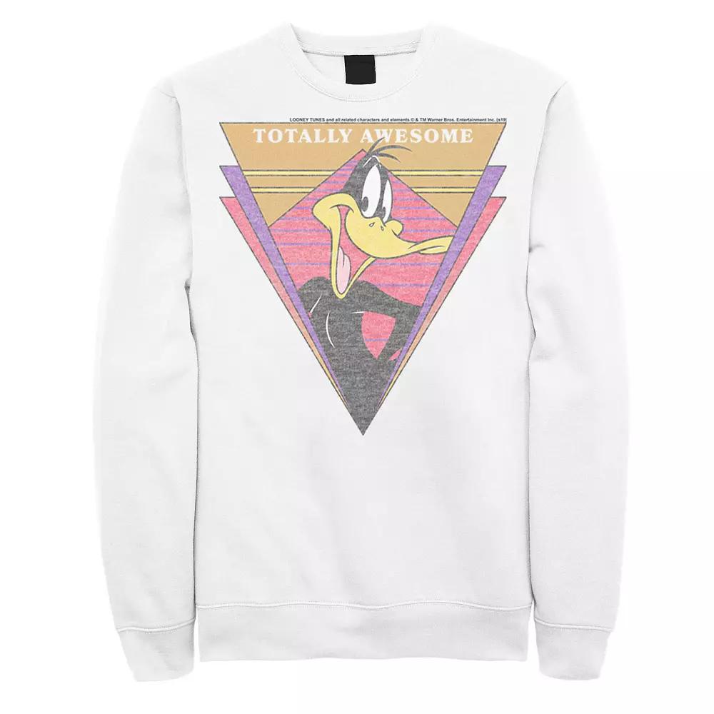 Men's Looney Tunes '80s Style Daffy Duck Sweatshirt,  Product Image