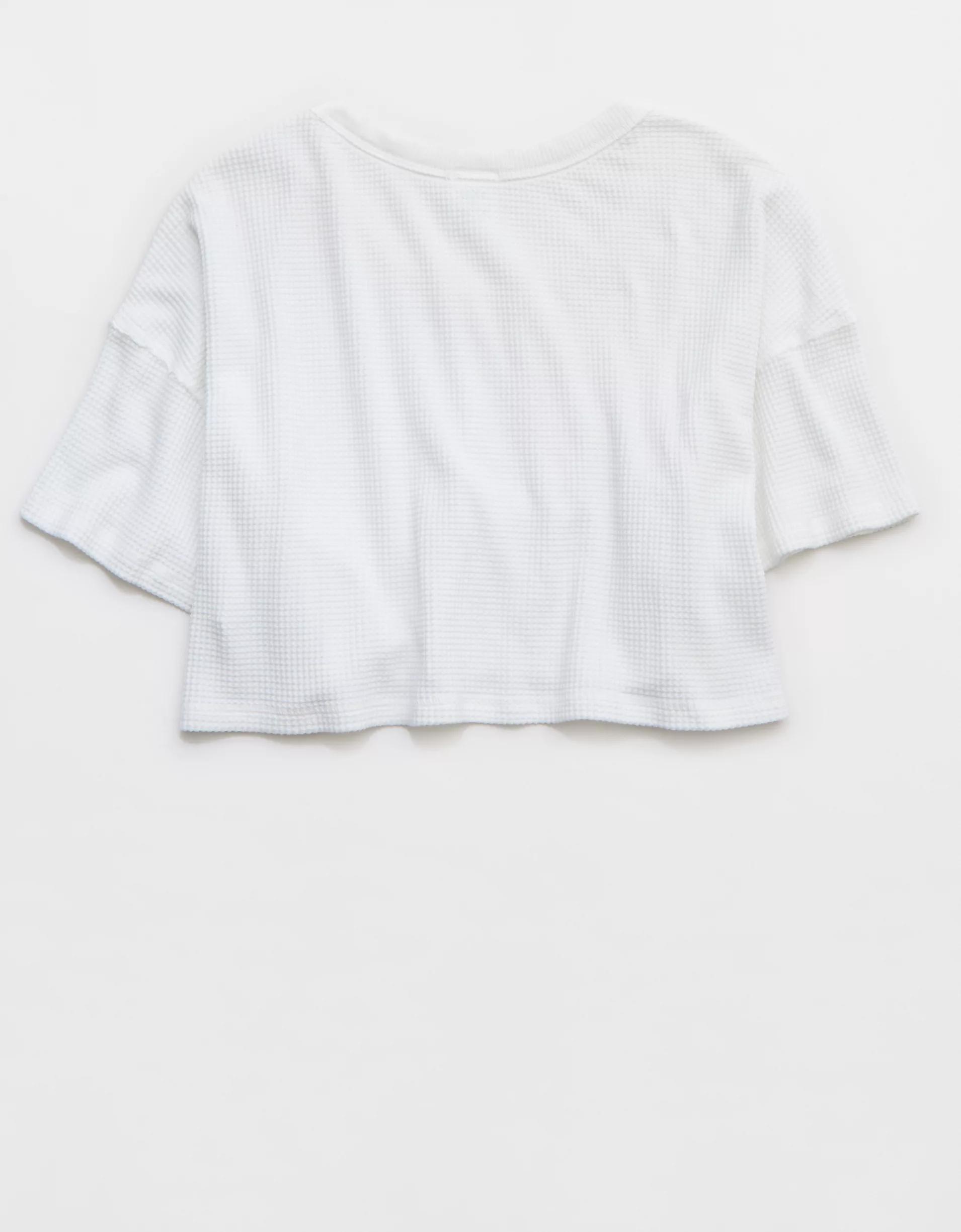 OFFLINE By Aerie Wow! Waffle Scoop T-Shirt Product Image