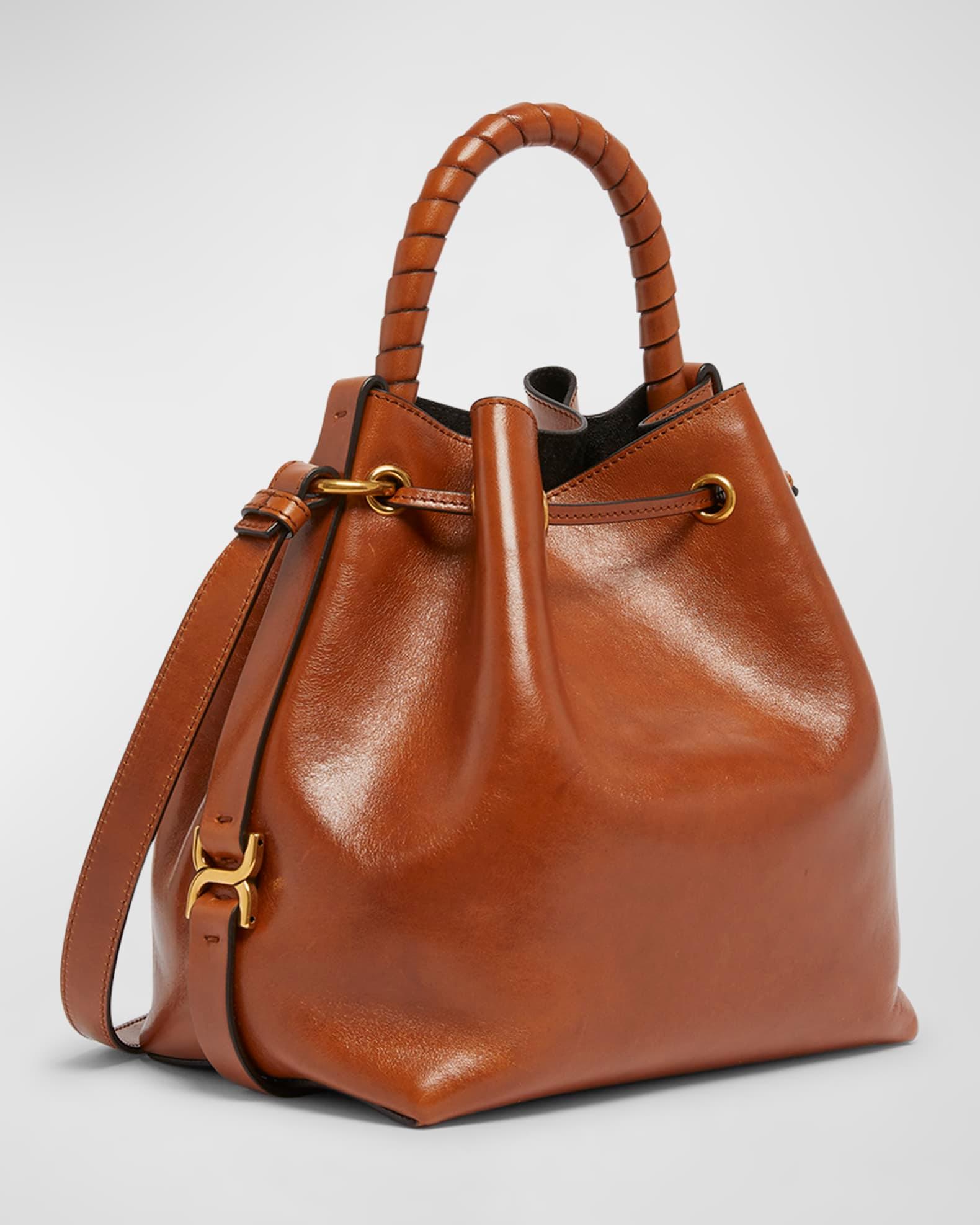 Marcie Bucket Bag in Shiny Calfskin Product Image