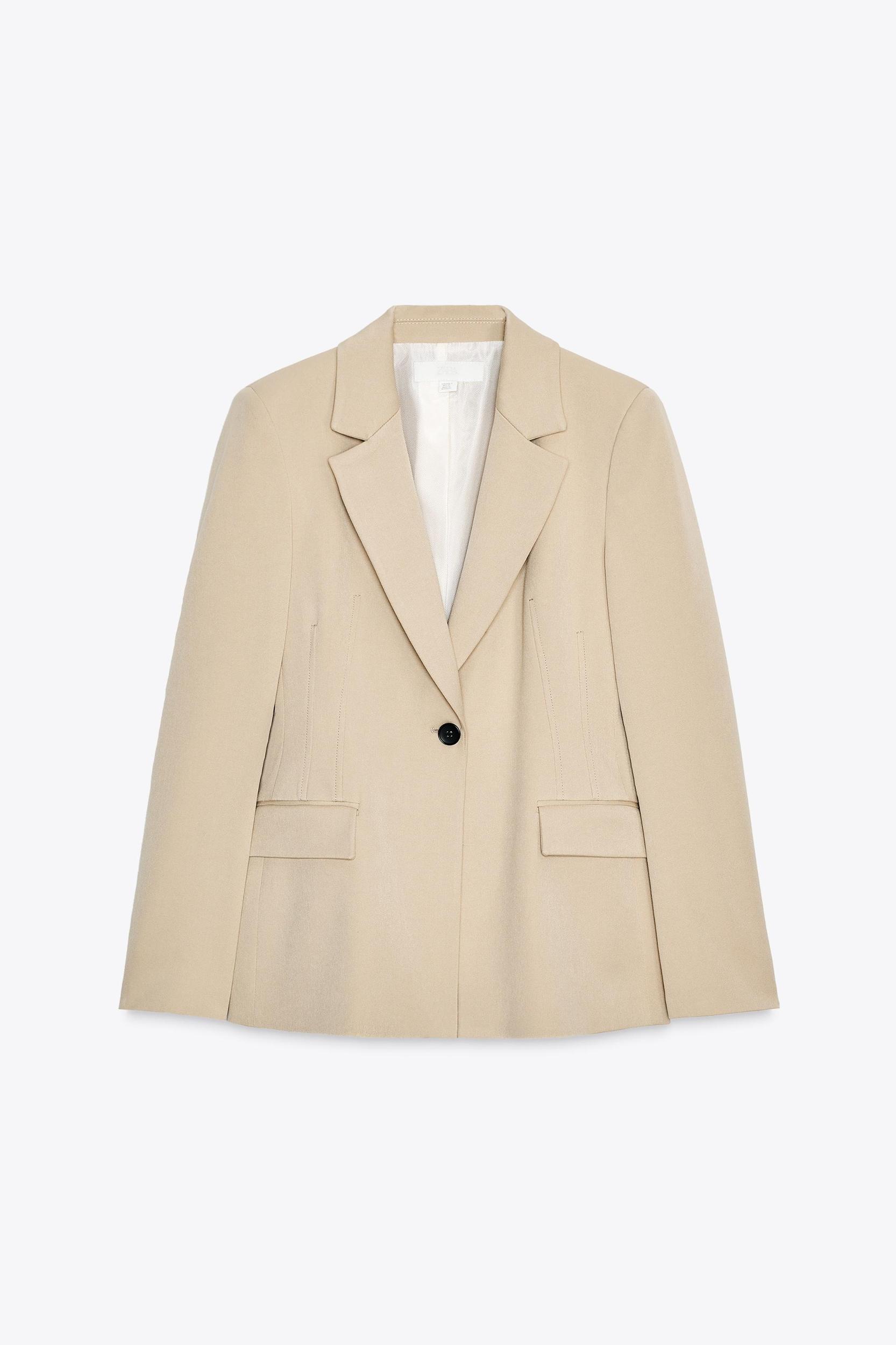 ONE-BUTTON TAILORED BLAZER Product Image