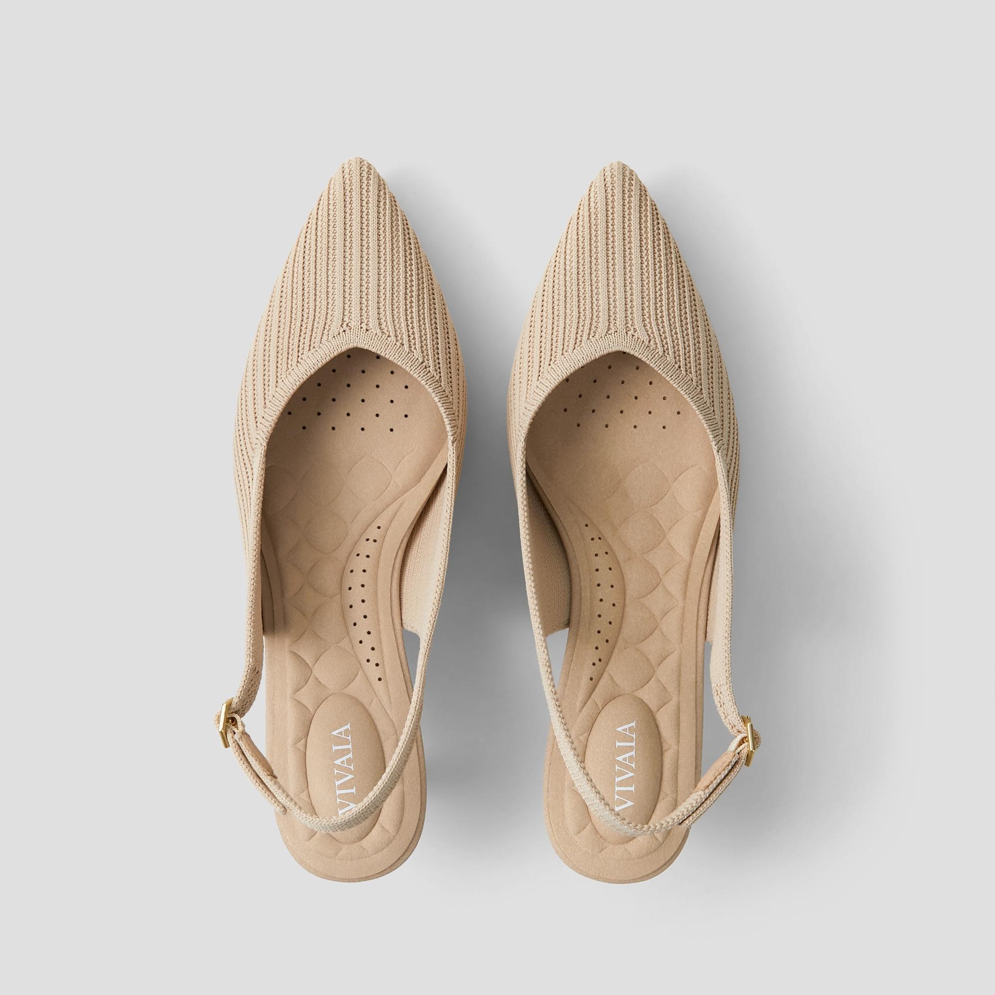 Pointed-Toe Kitten Slingback (Selena) Product Image