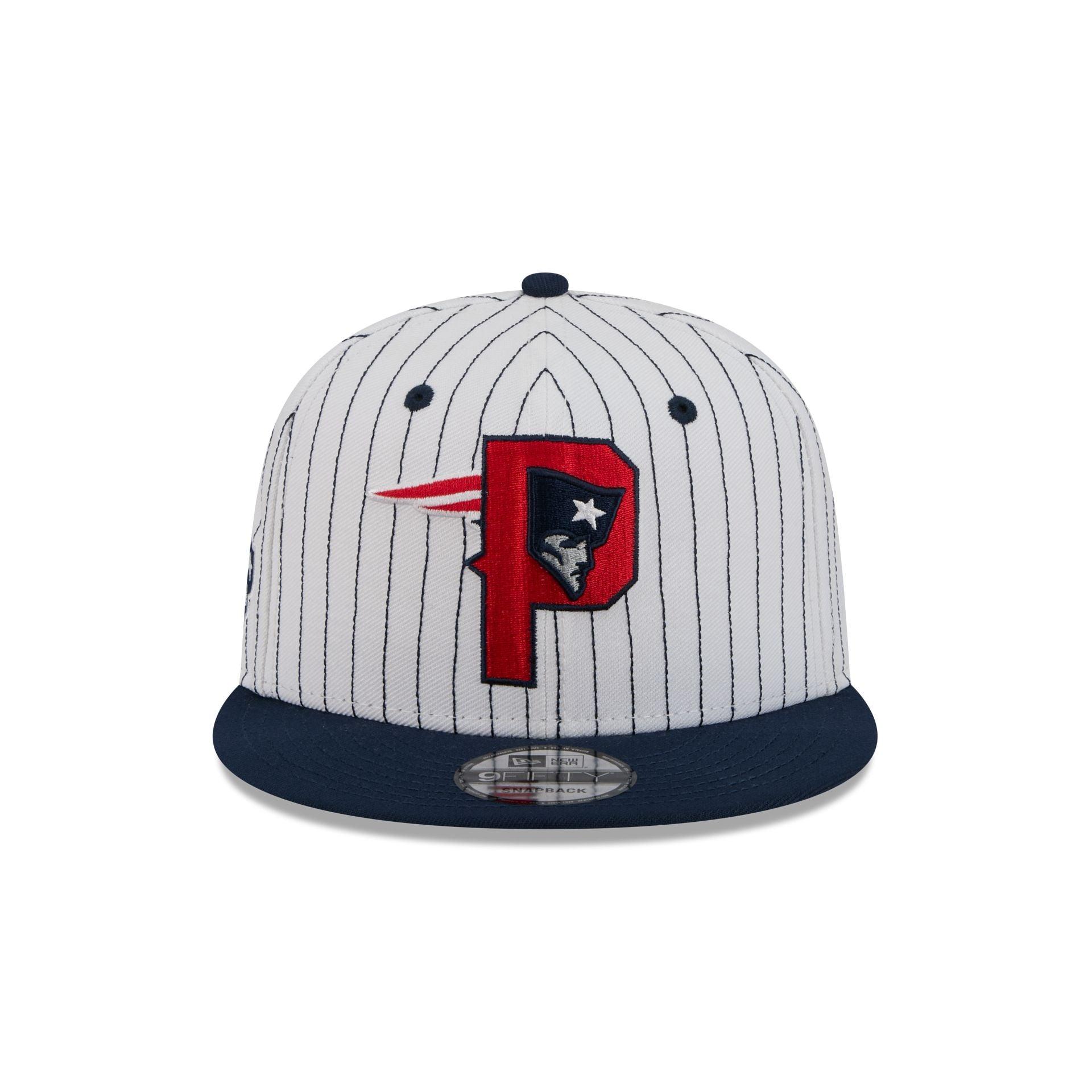 New England Patriots Deceptor Pinstripe 9FIFTY Snapback Hat Male Product Image