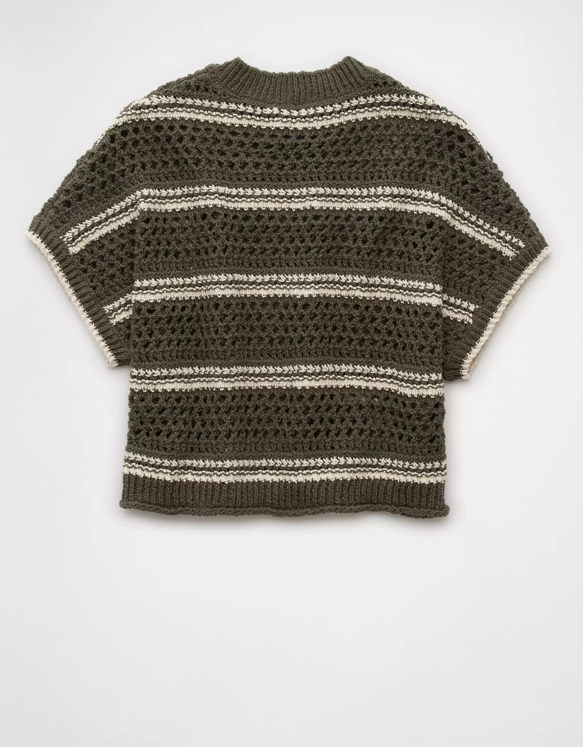 AE Cropped Sweater T-Shirt Product Image