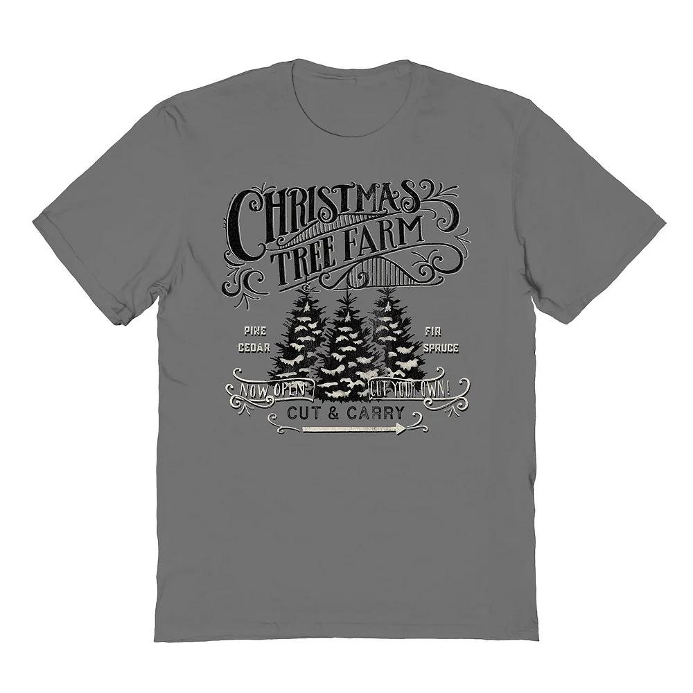 Men's Christmas Tree Farm Graphic Tee, Adult Unisex,  Product Image