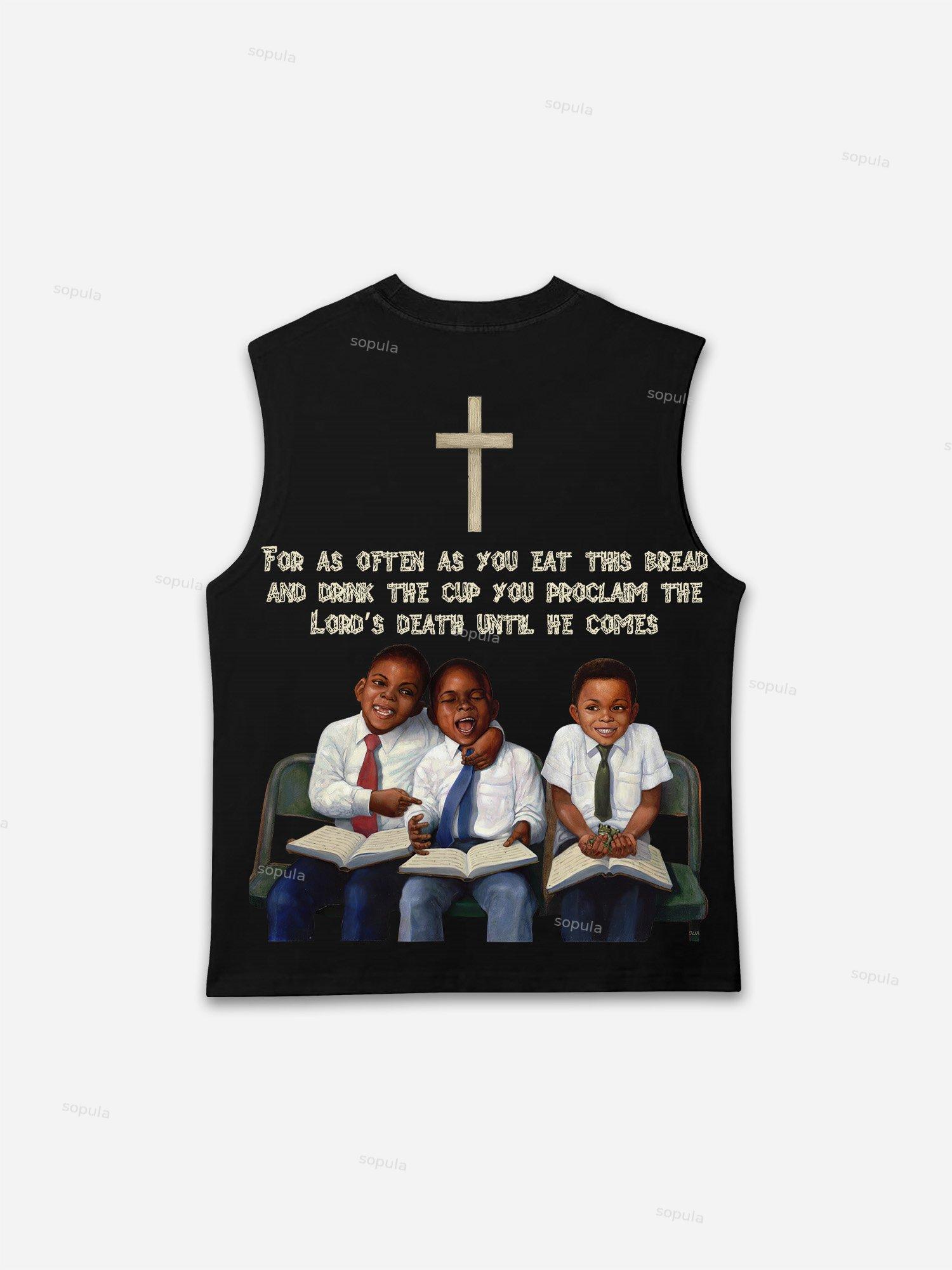 Vintage First Sunday Graphic Men's Tank Top Product Image