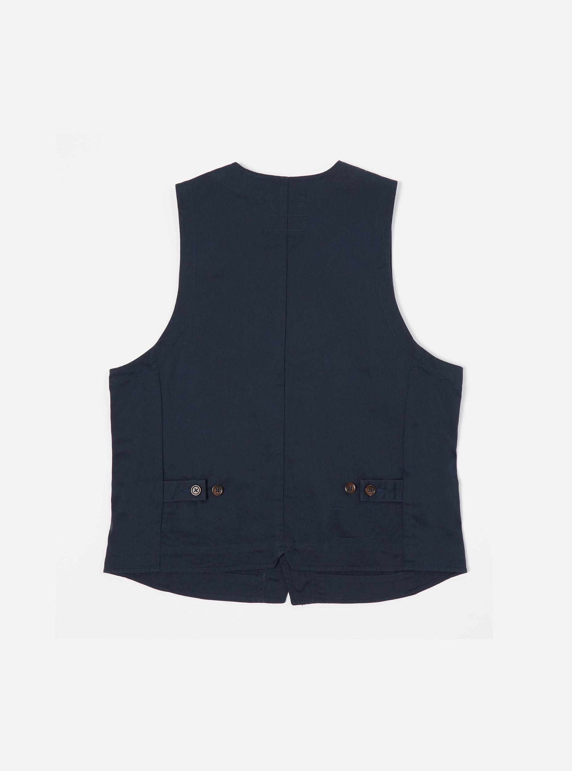 Navy Twill Field Waistcoat Product Image