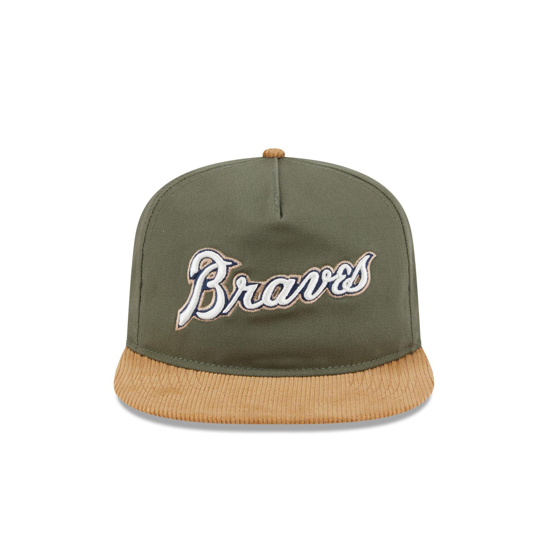 Atlanta Braves Olive Green Golfer Hat Male Product Image