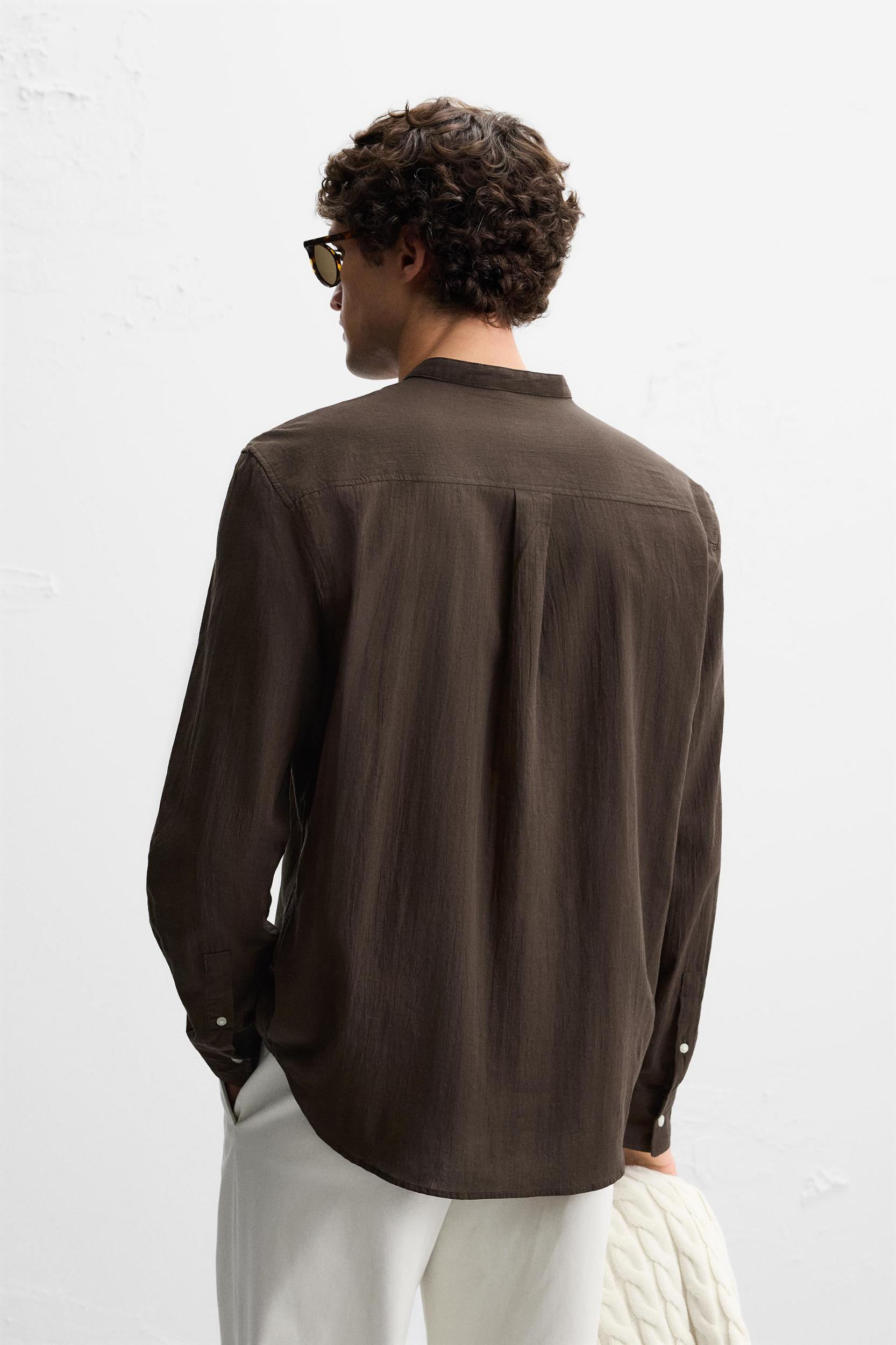 WRINKLED LOOK SHIRT Product Image
