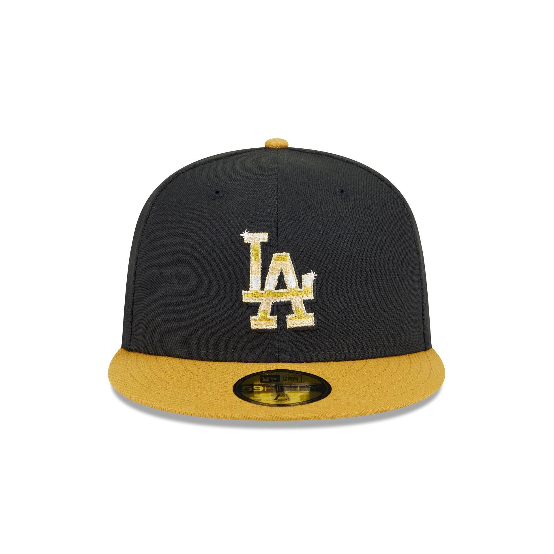Chicago Cubs Metallic Gold Logo 59FIFTY Fitted Hat Male Product Image