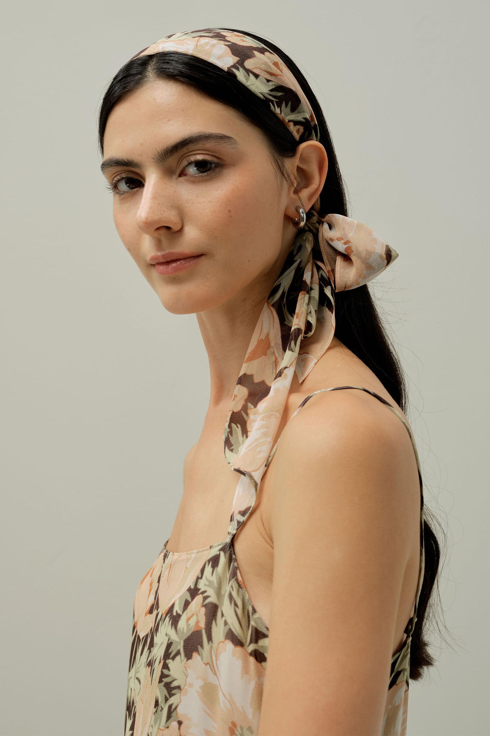 Poppy Whispered Scarf - Made With Liberty Fabric Product Image