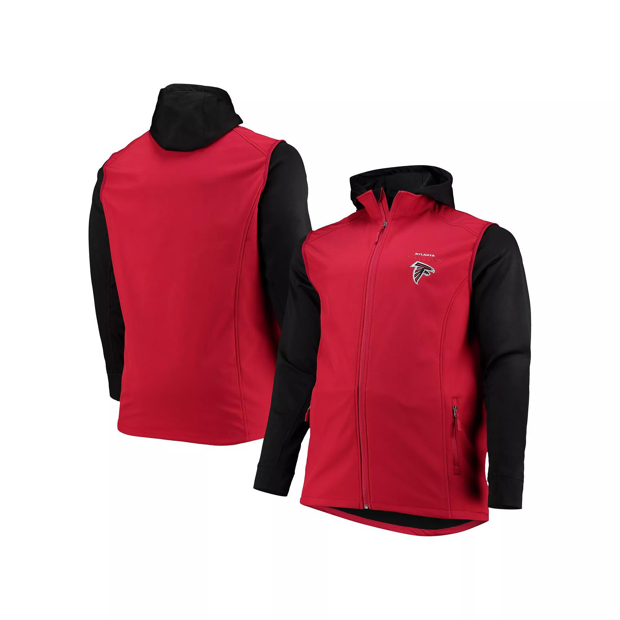 Men's Dunbrooke Red/Black Atlanta Falcons Big & Tall Alpha Full-Zip Hoodie Jacket, Size: LT Product Image