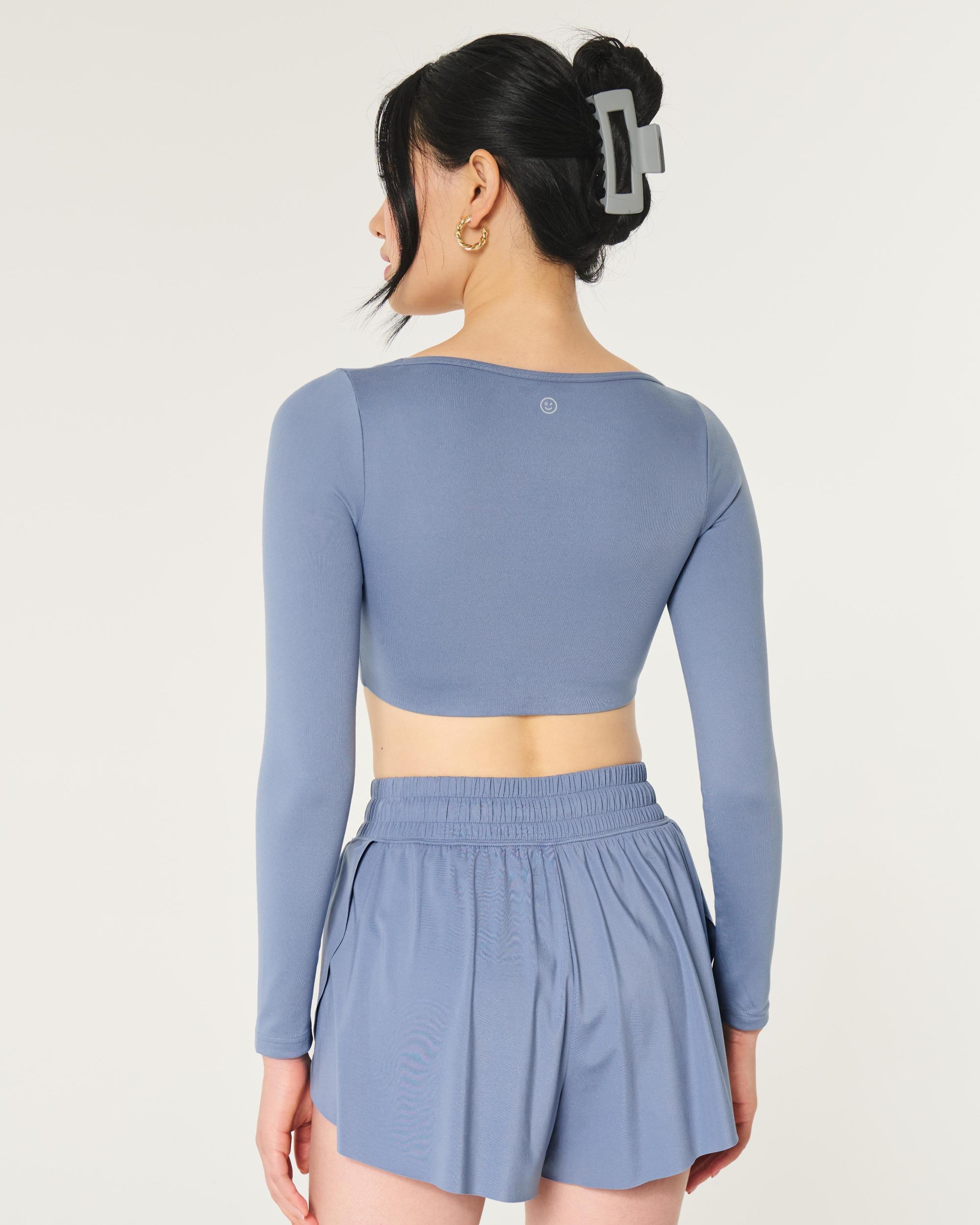 Gilly Hicks Active Recharge Ultra-Crop Long-Sleeve Top Product Image