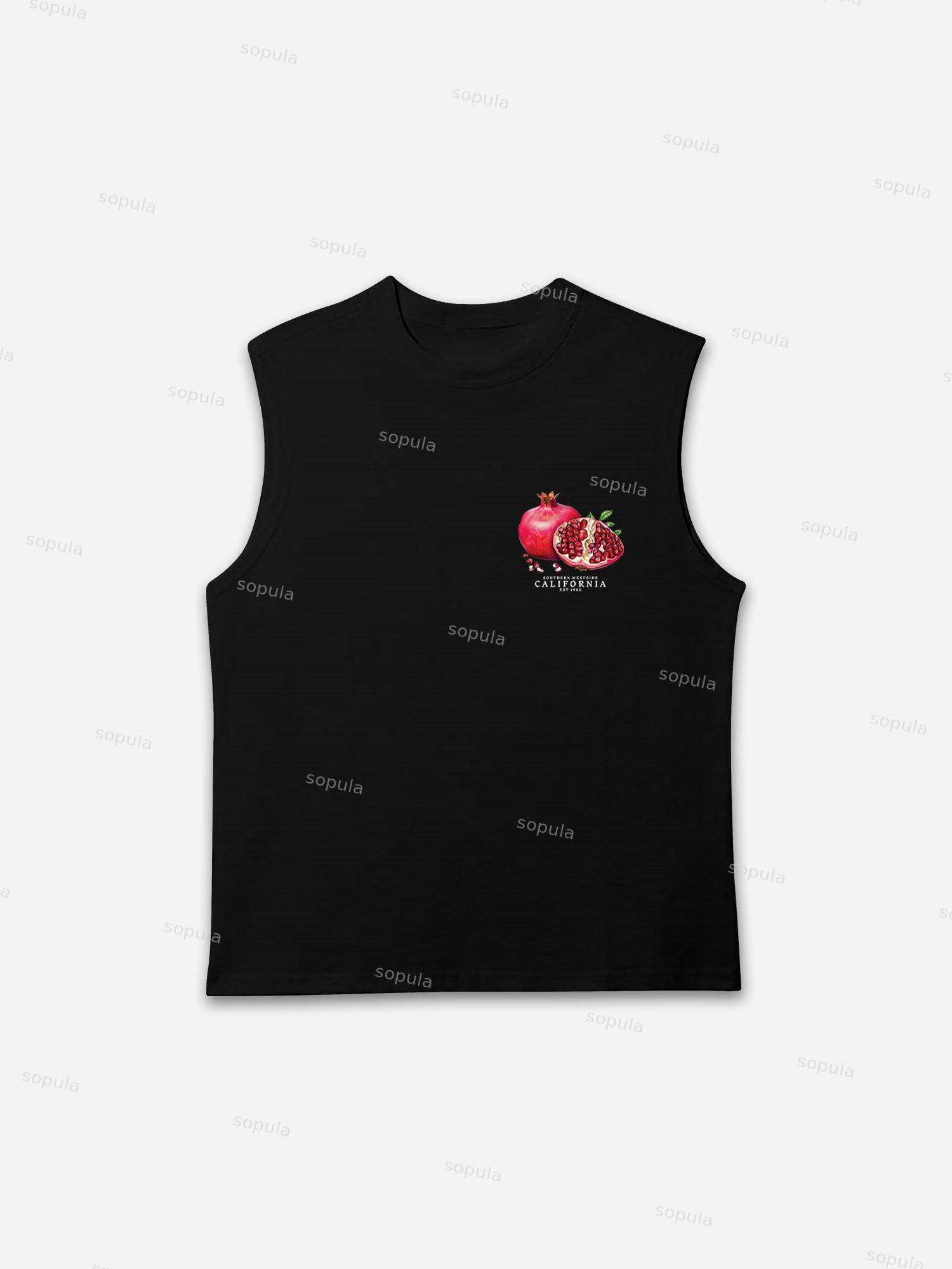 Tropical Fruits Love Your Dreams Vintage Graphic Tank Top Product Image