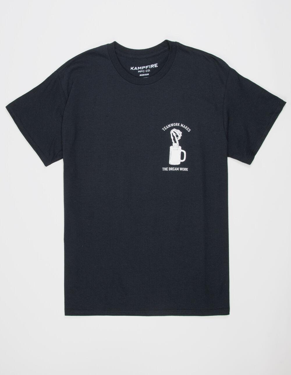 KAMPFIRE Teamwork Mens Tee - BLACK Product Image